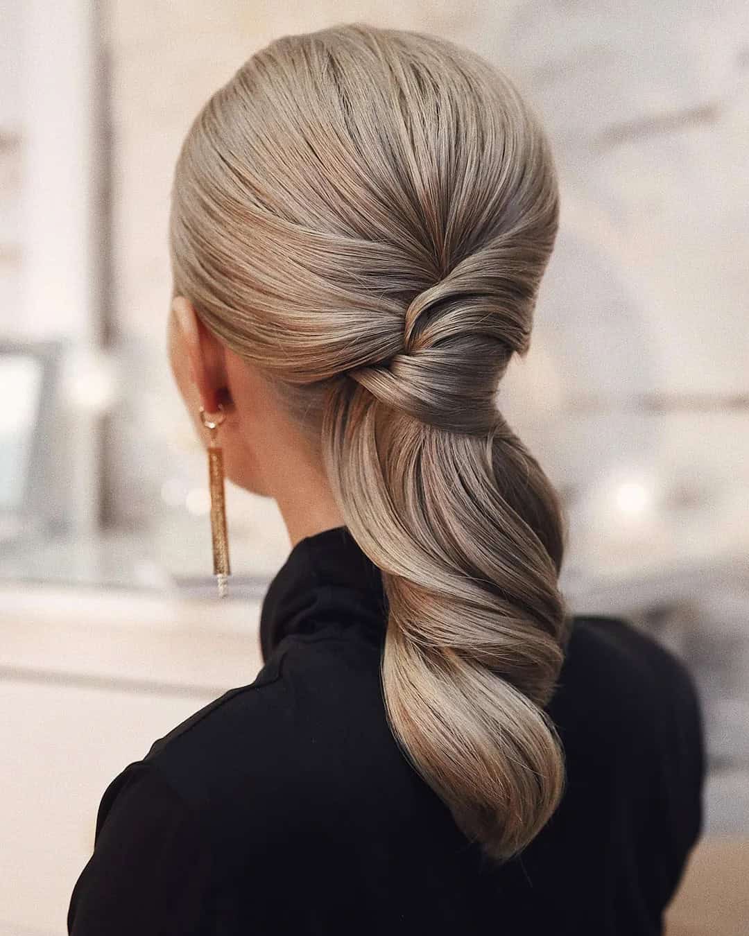 Old Hollywood Ponytail