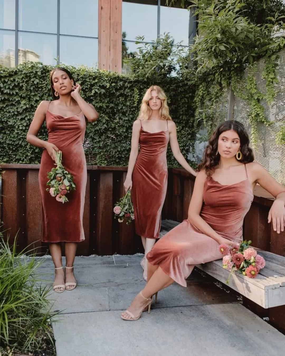 Midi Bridesmaid Dresses