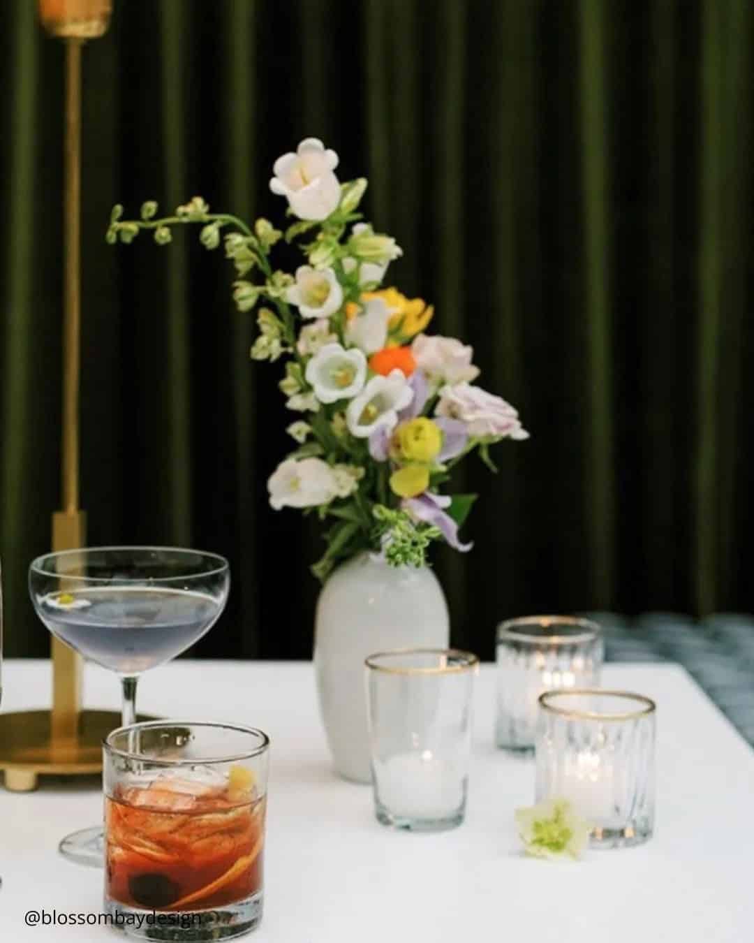 Wild Flowers In Ceramic Vase