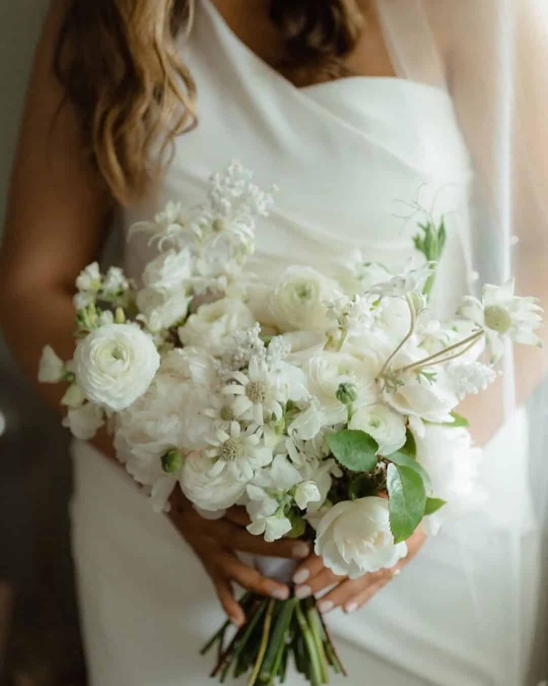 Beautiful White Wedding Bouquets