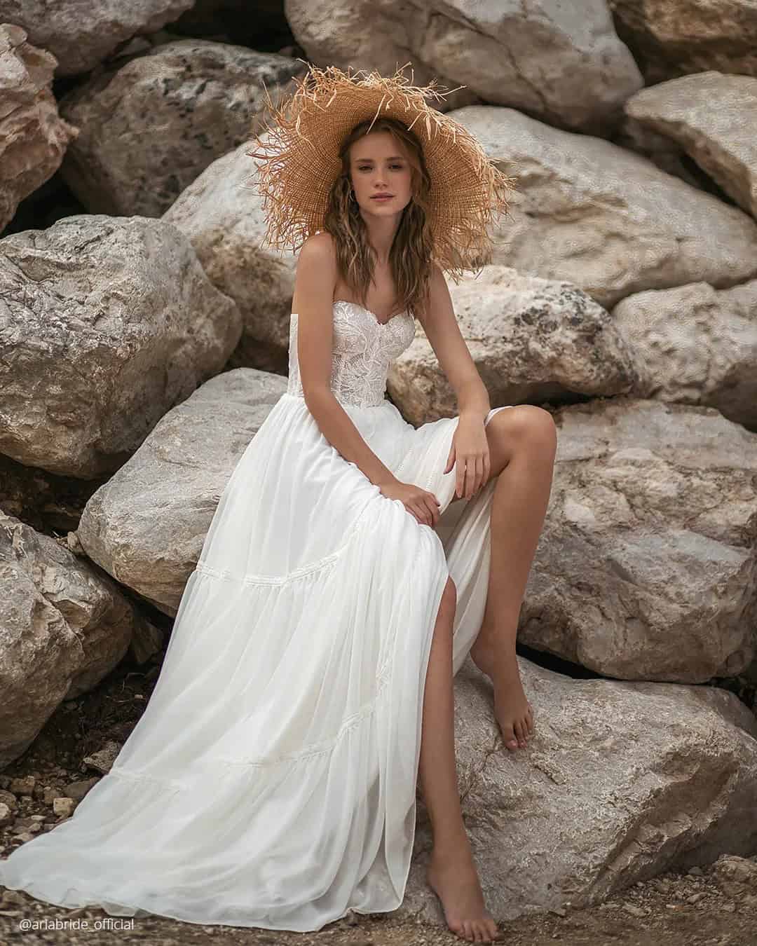 Boho Beach Wedding Dresses