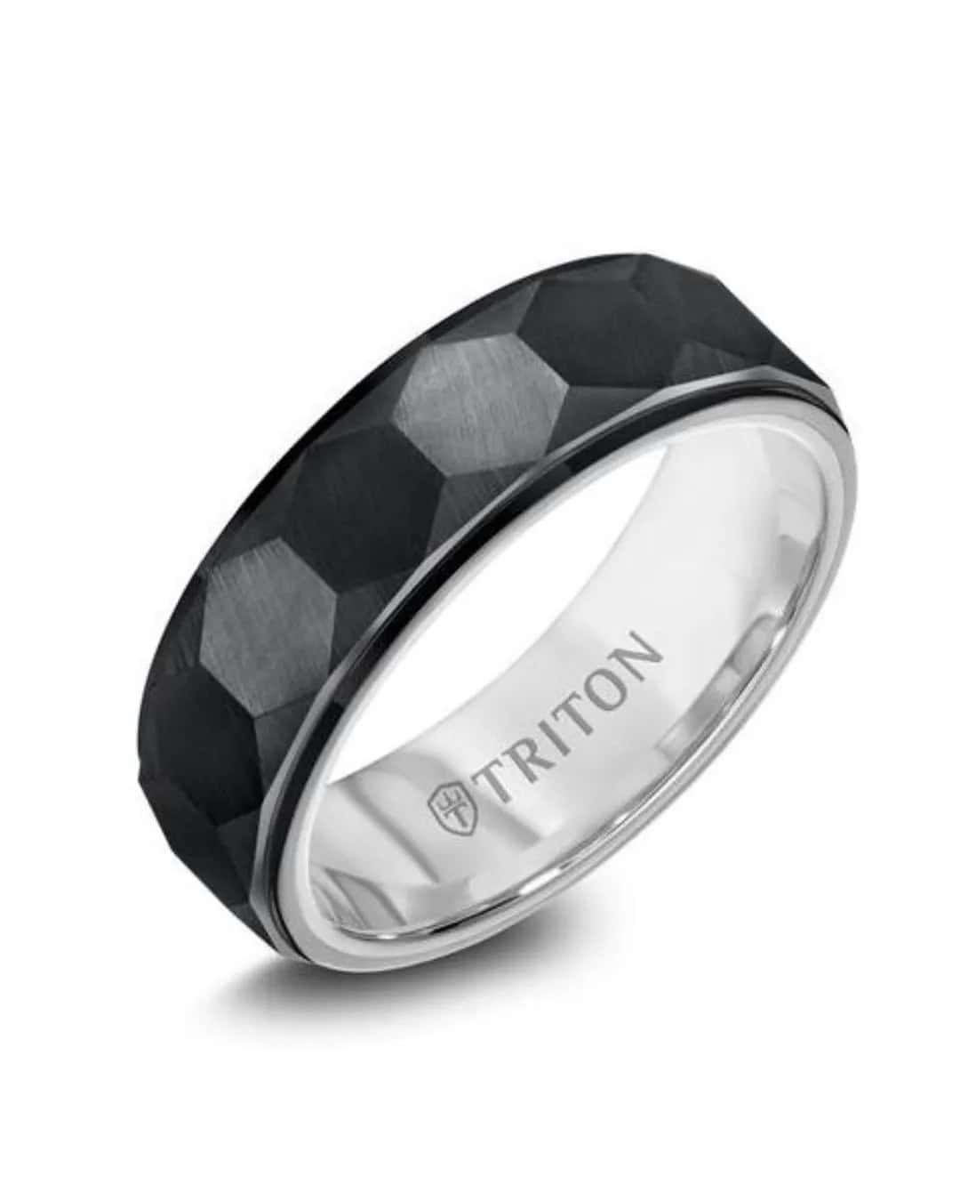 Tungsten Men’s Wedding Band: Solid Color