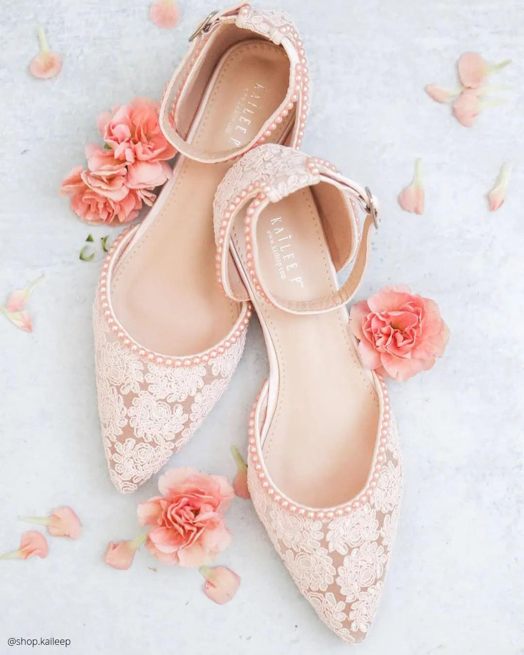 Lace Cute Wedding Flats