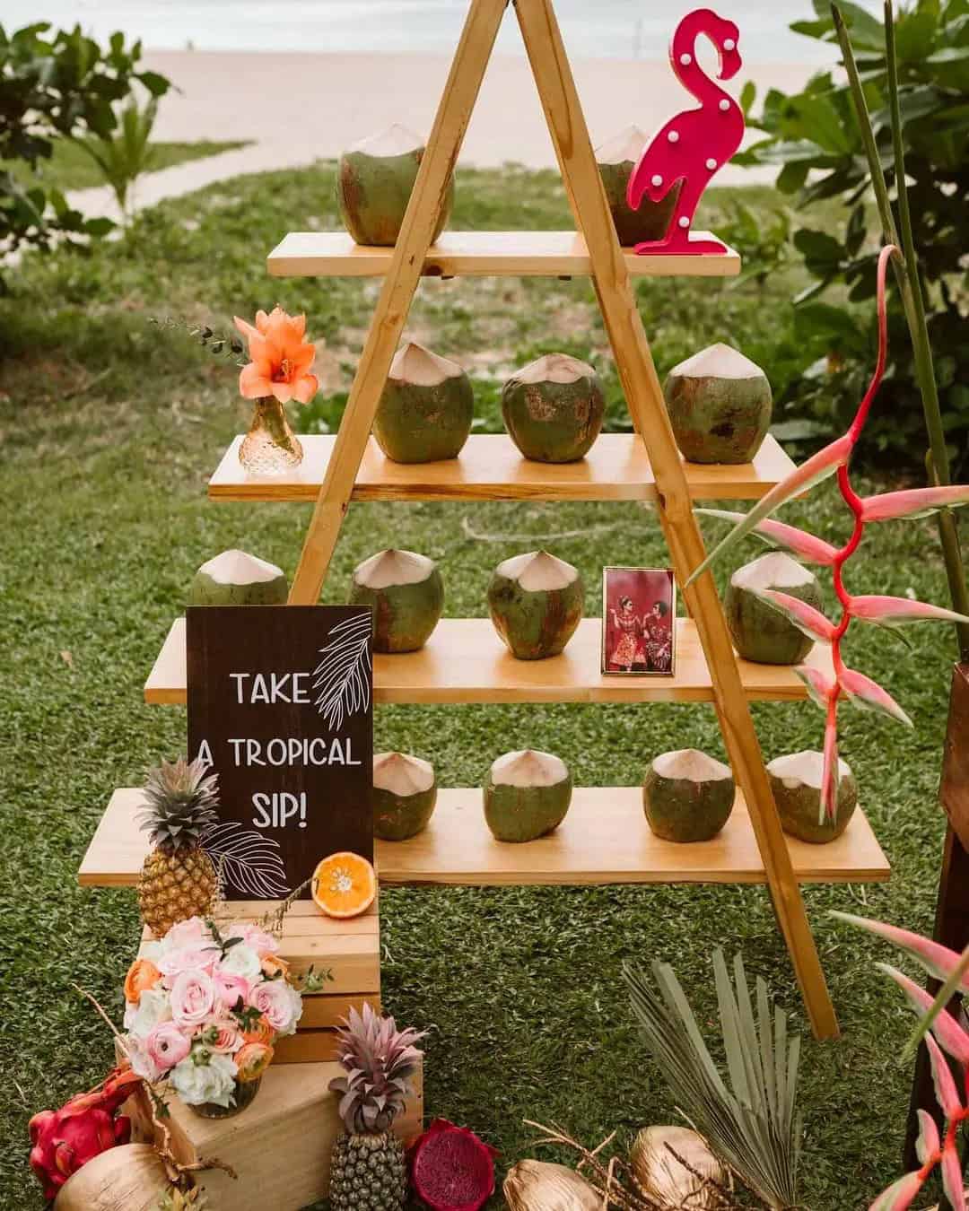 Tropical Bridal Shower Decorations