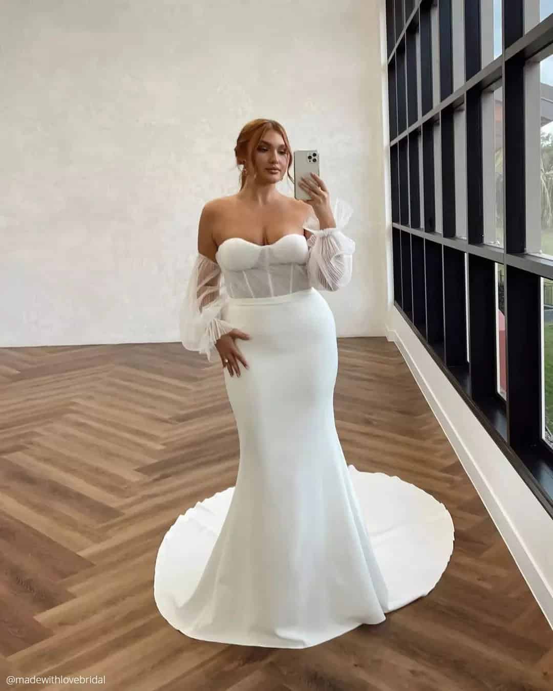 Off The Shoulder Bridal Gowns