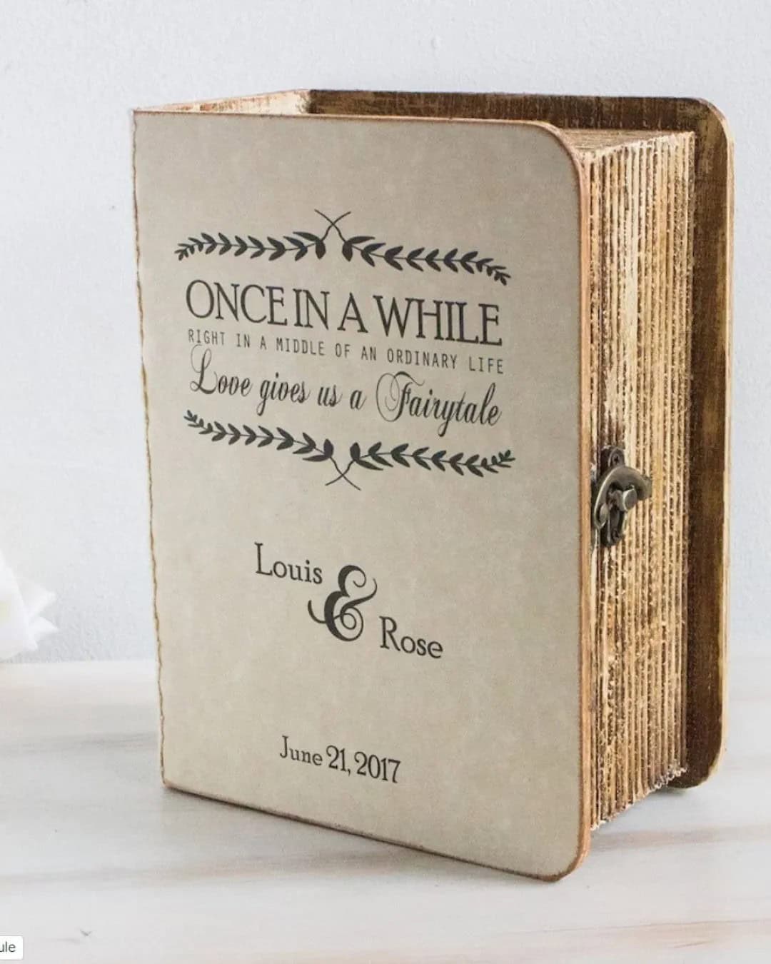 Creative wedding card box