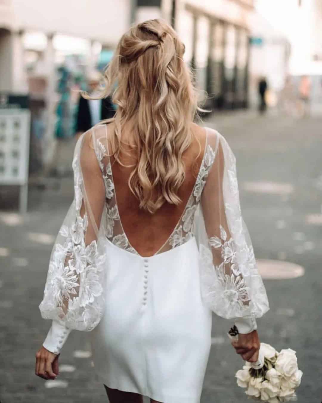 Lace Short Dresses For Wedding