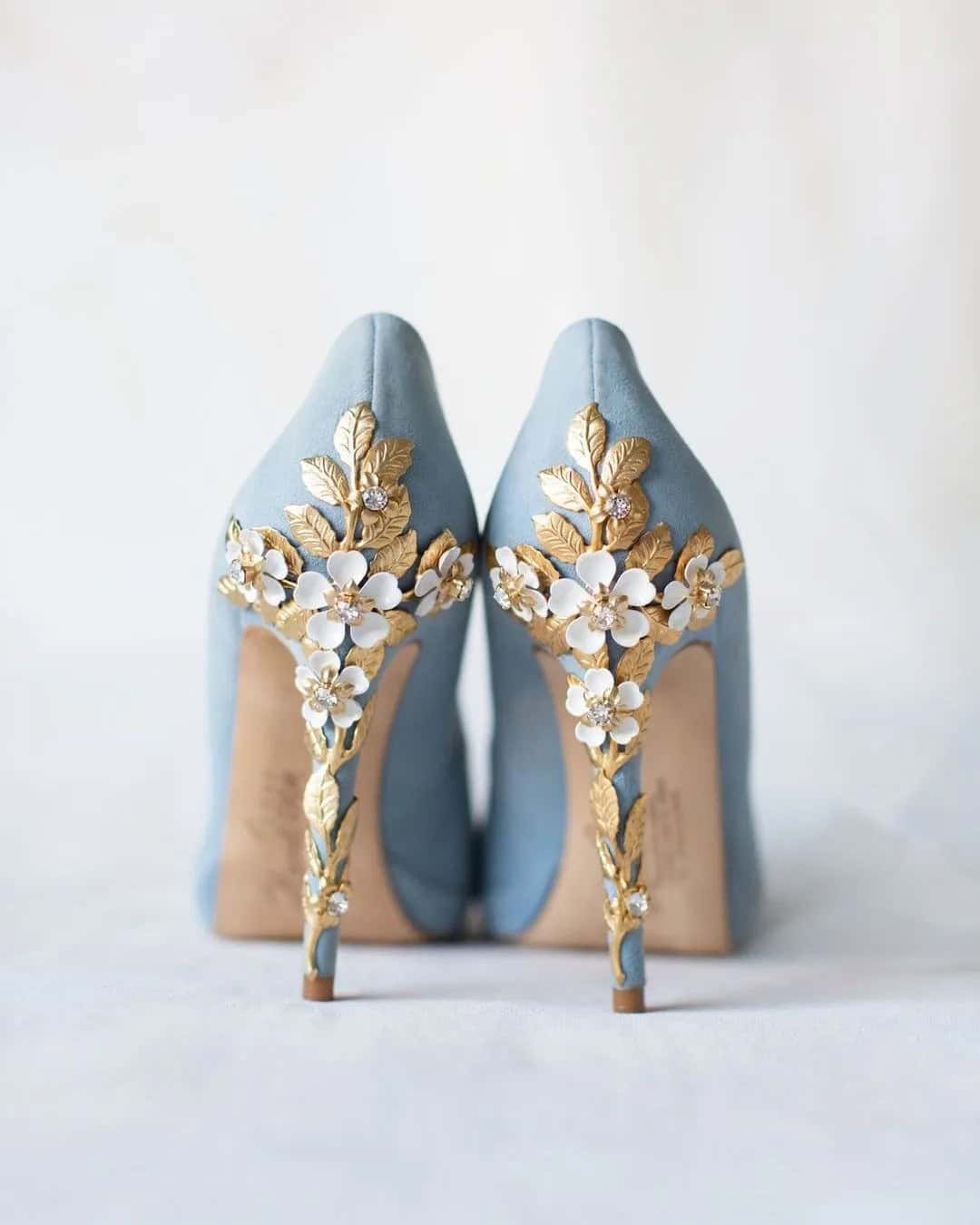 Dusty Blue Wedding Heels