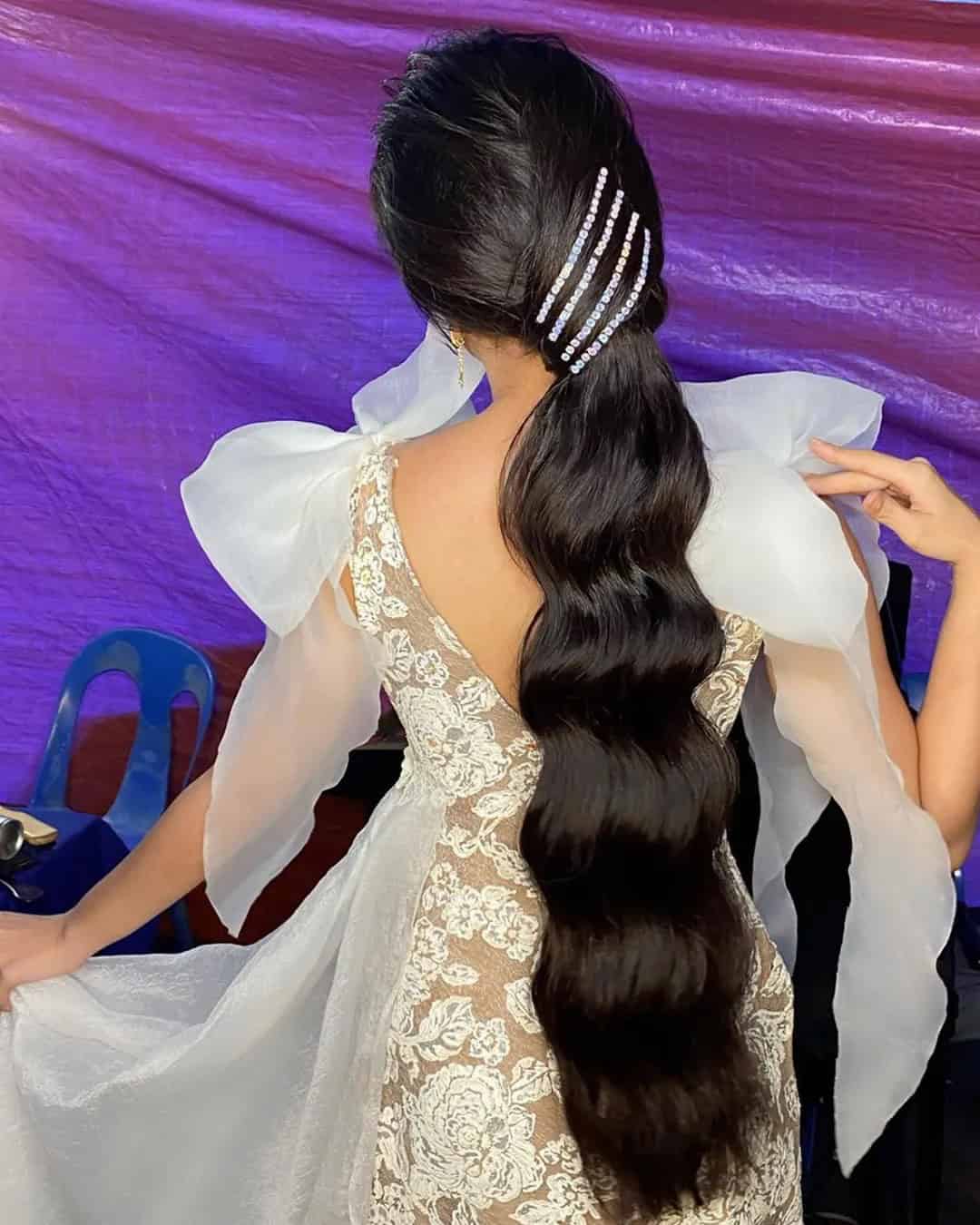 Asian Wedding Hairstyles for Long Hair