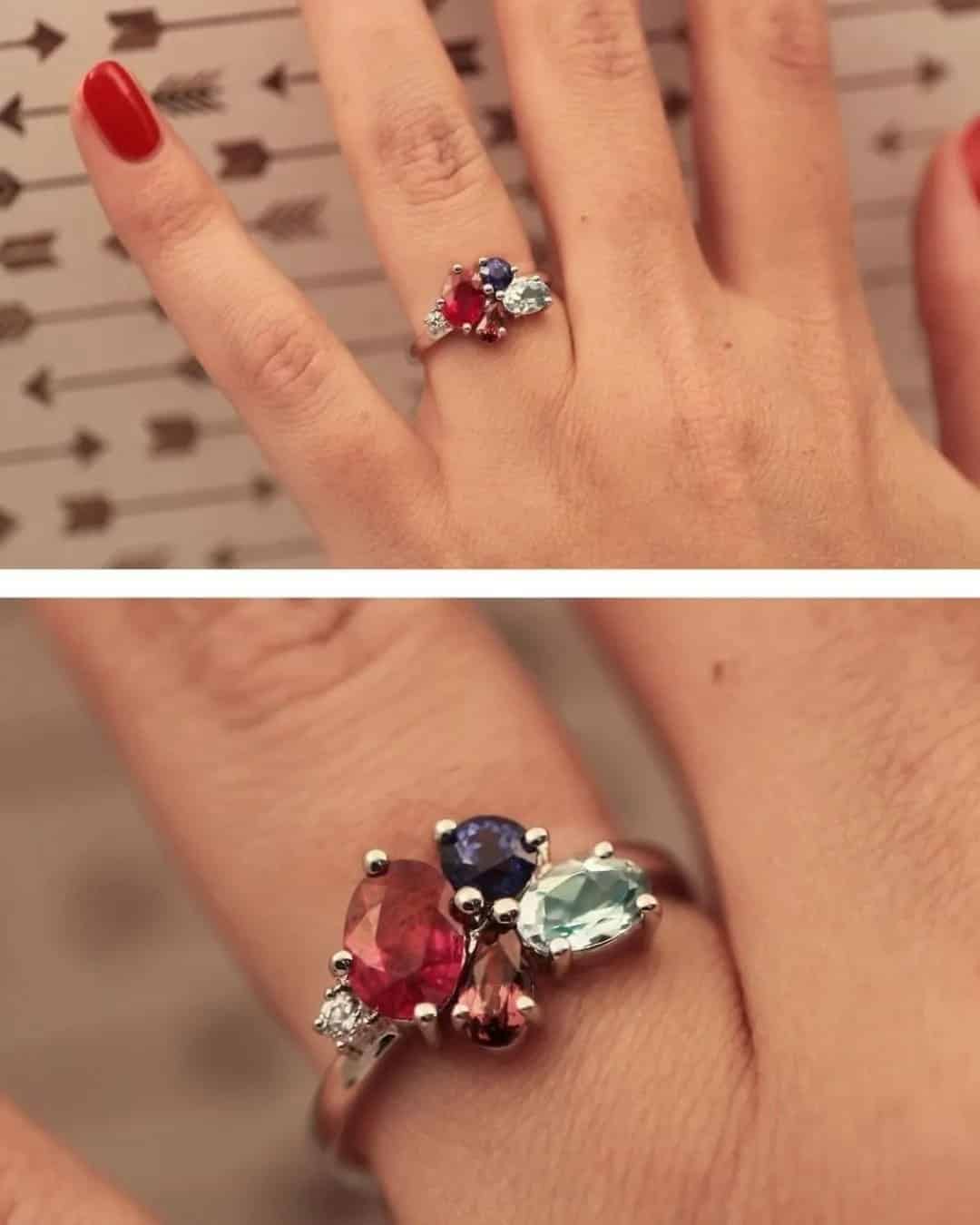 Rings With Colored Stones