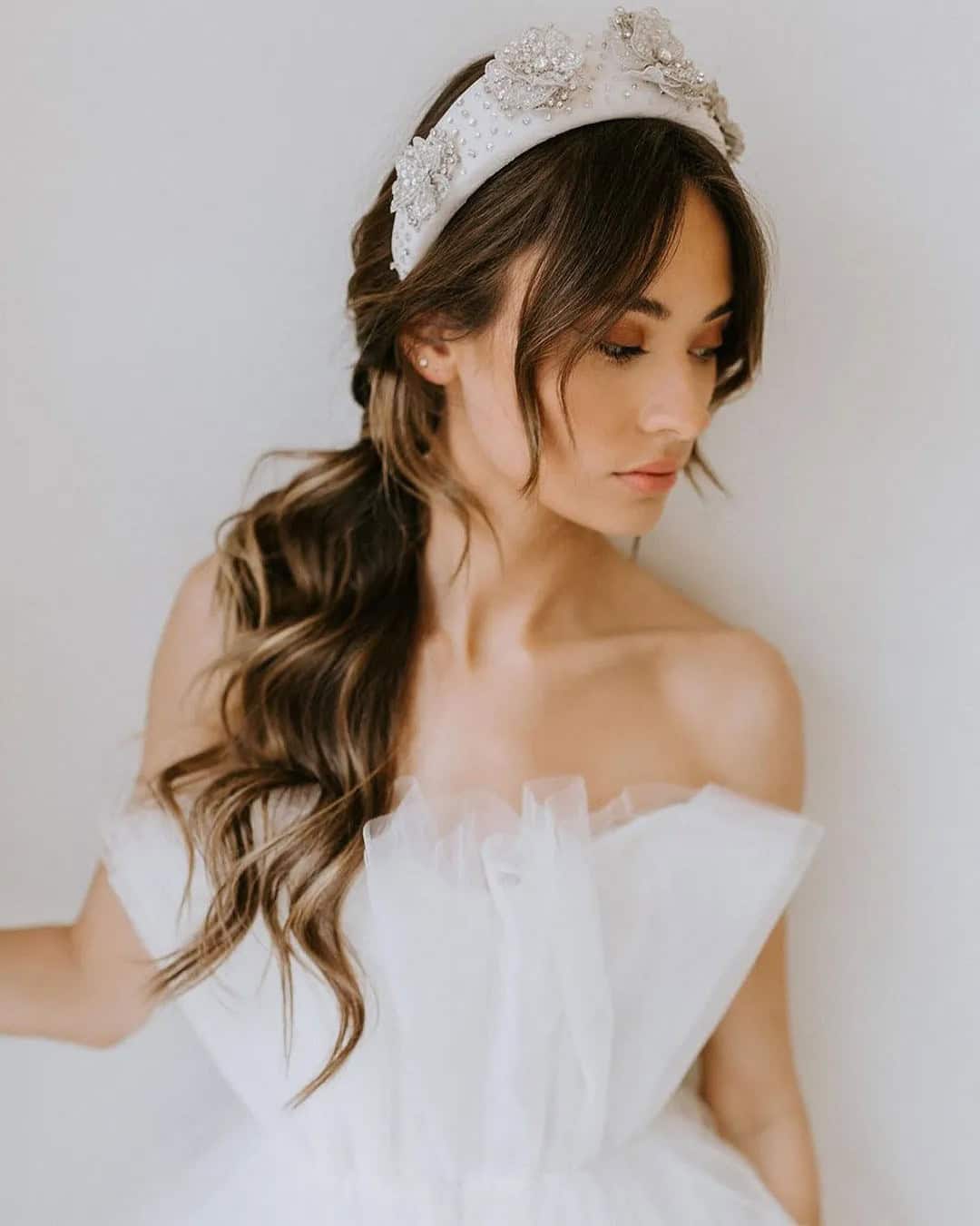 Side Swept Hairstyles With Crown