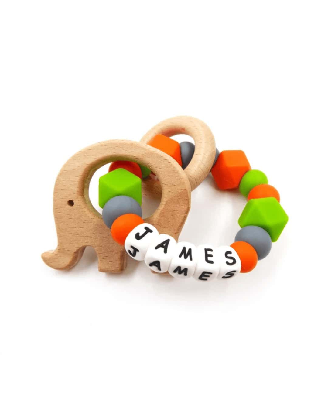 Personalized Rattle Ring With Name