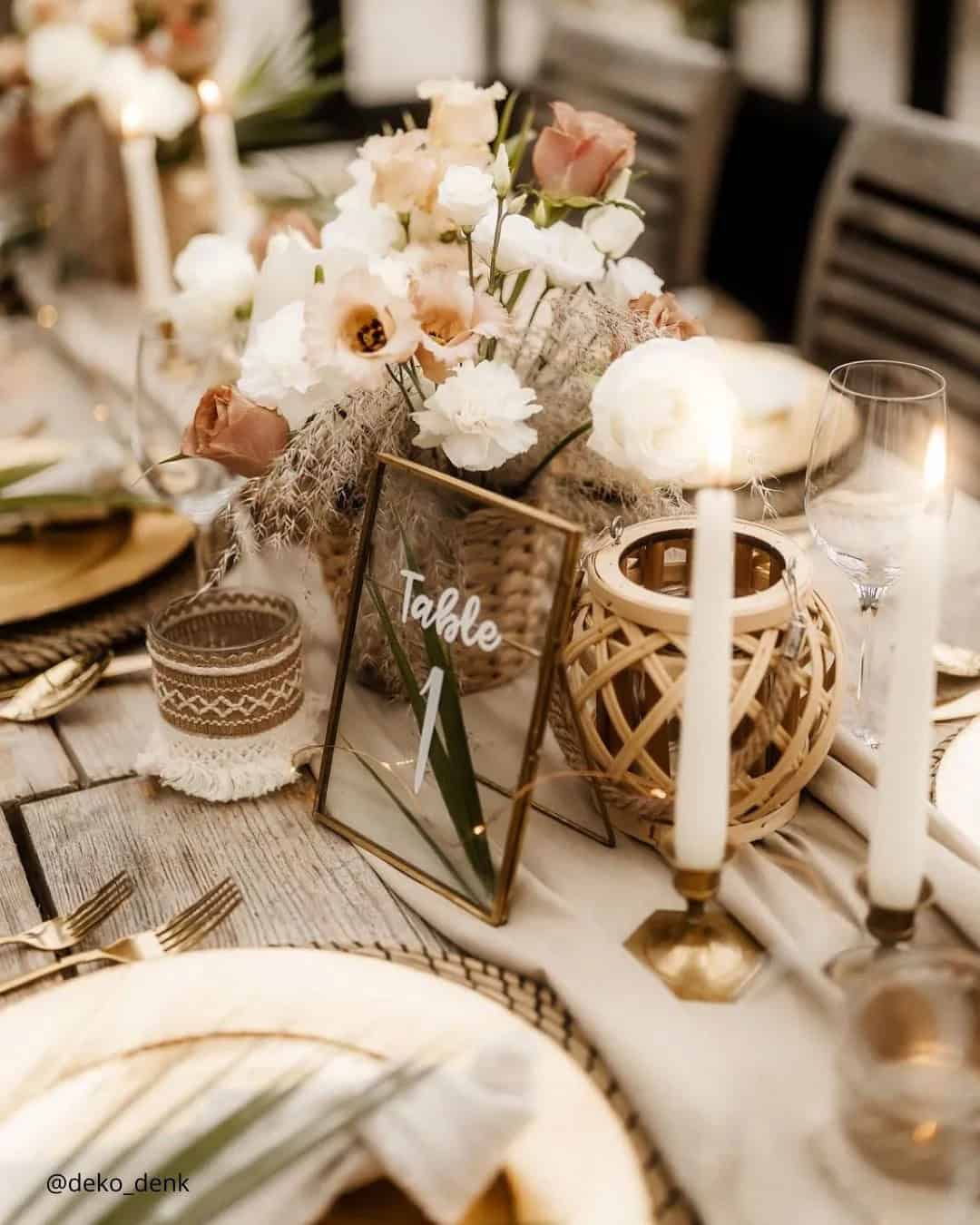 Tall Candle Wedding Centerpieces