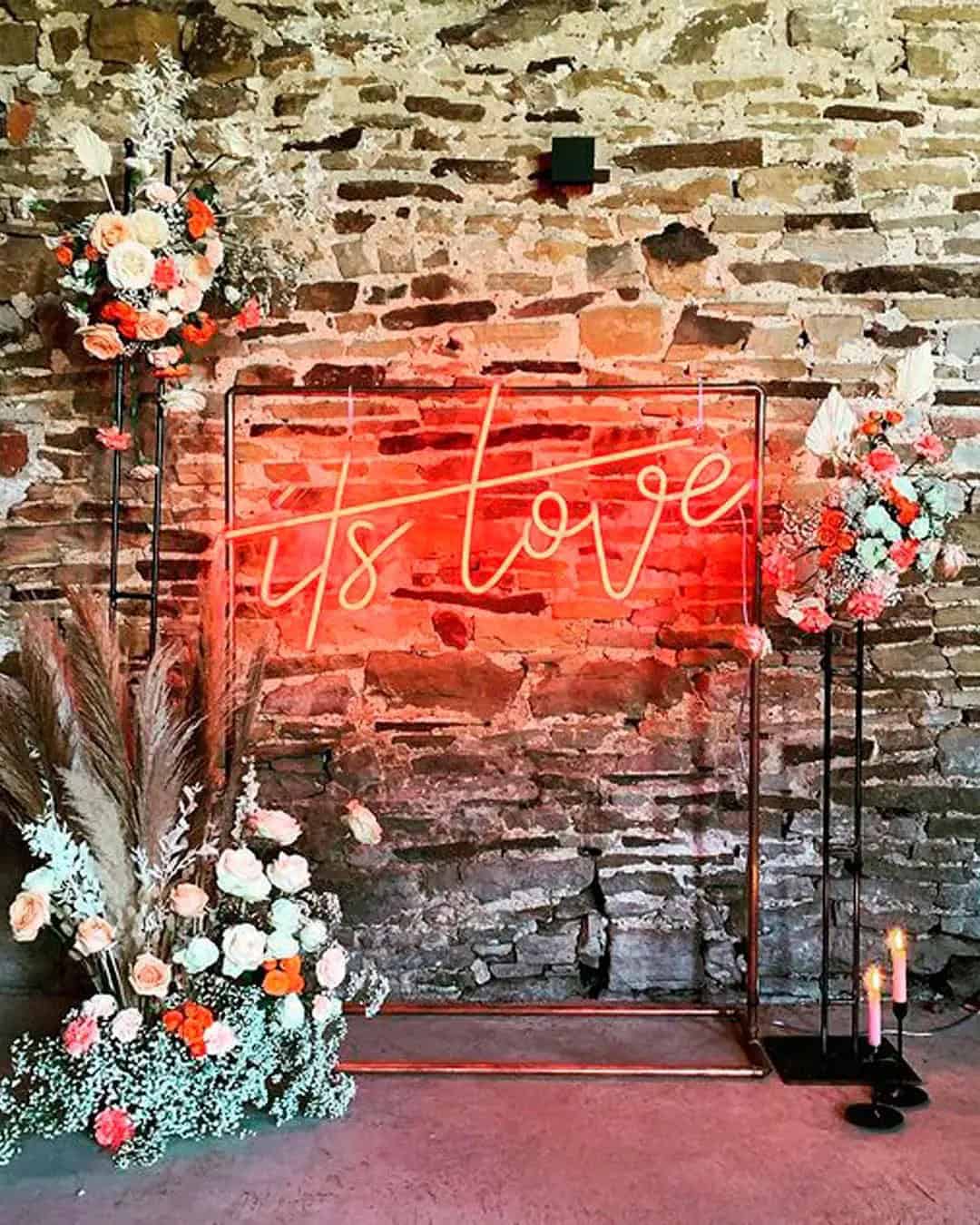 Modern Industrial Wedding Neon Signs