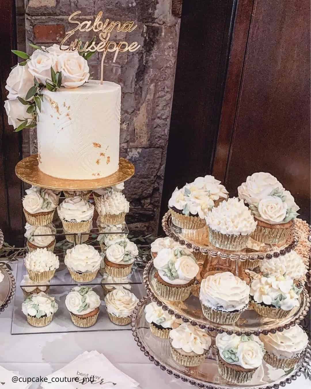 Classic Wedding Cupcake Ideas