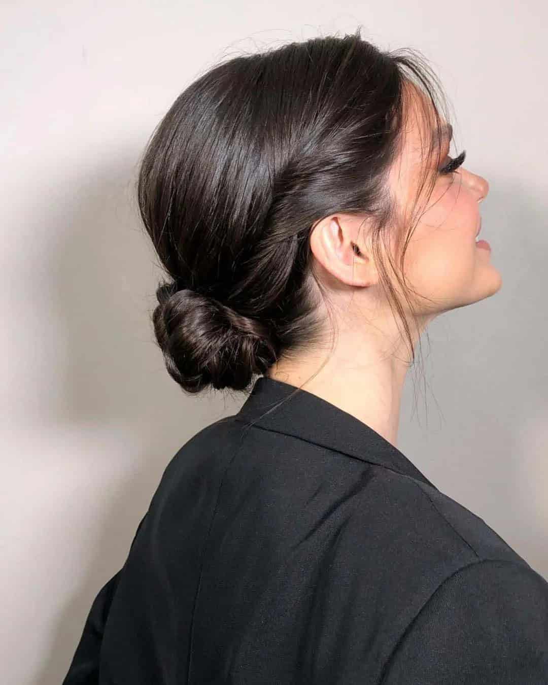 Smooth Low Bun