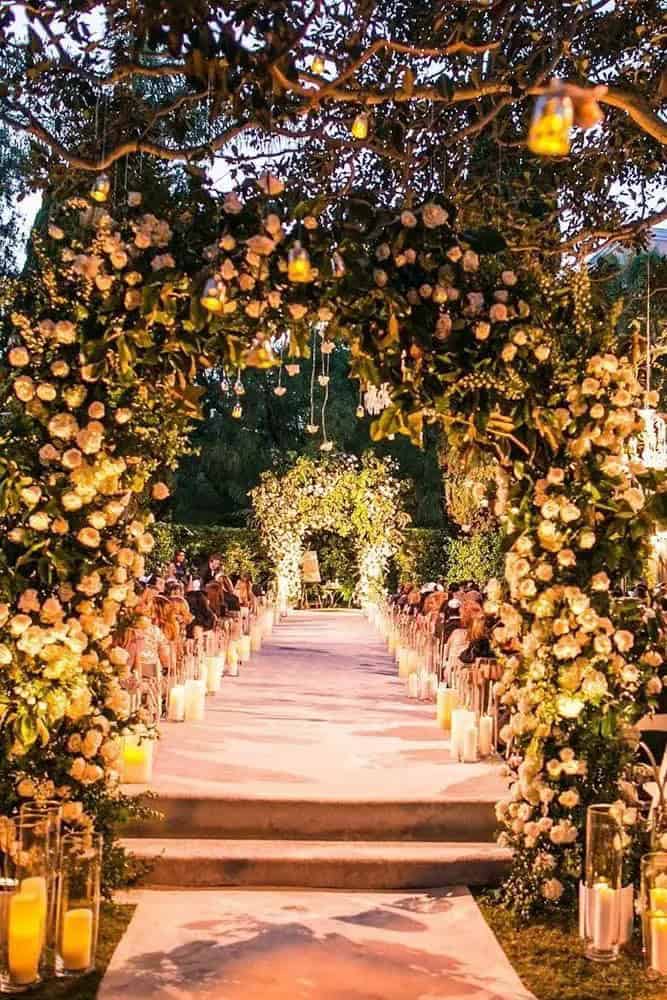 Wedding Aisle Flowers Decor Ideas