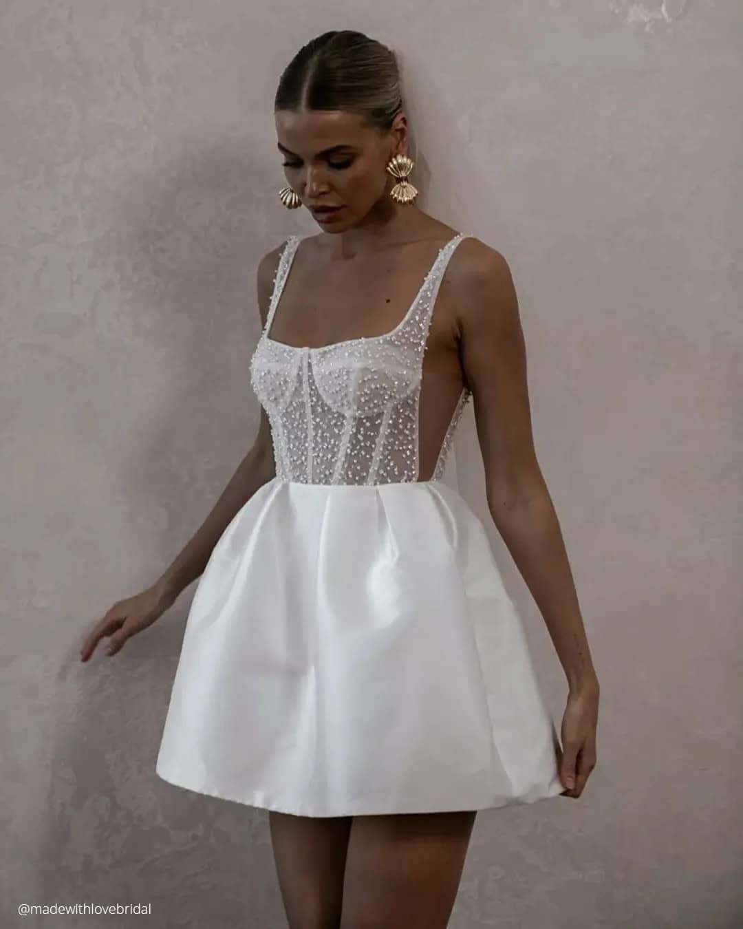 Short Casual Bridal Gowns