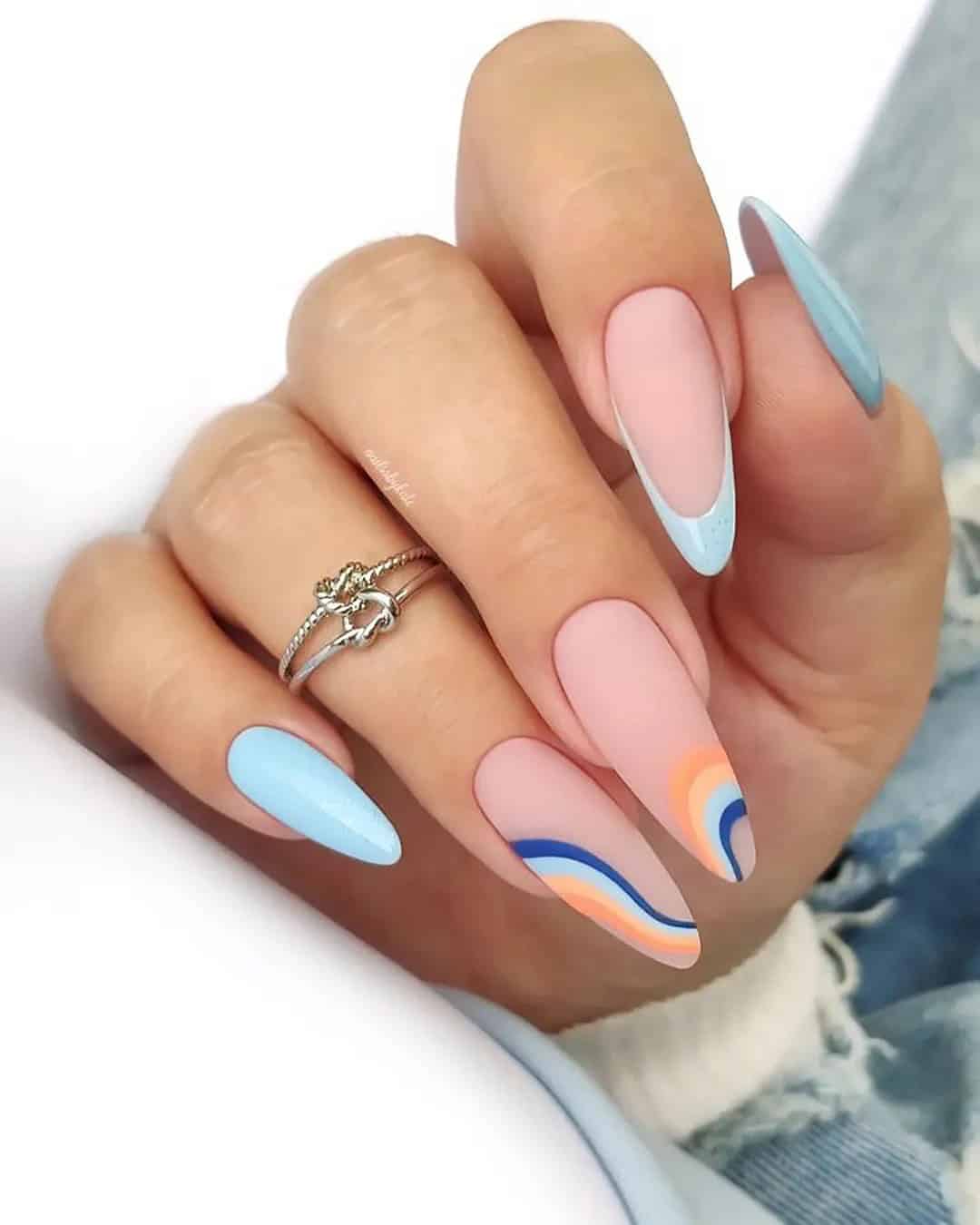 Hippie Nail Ideas for a Summer Wedding Vibe