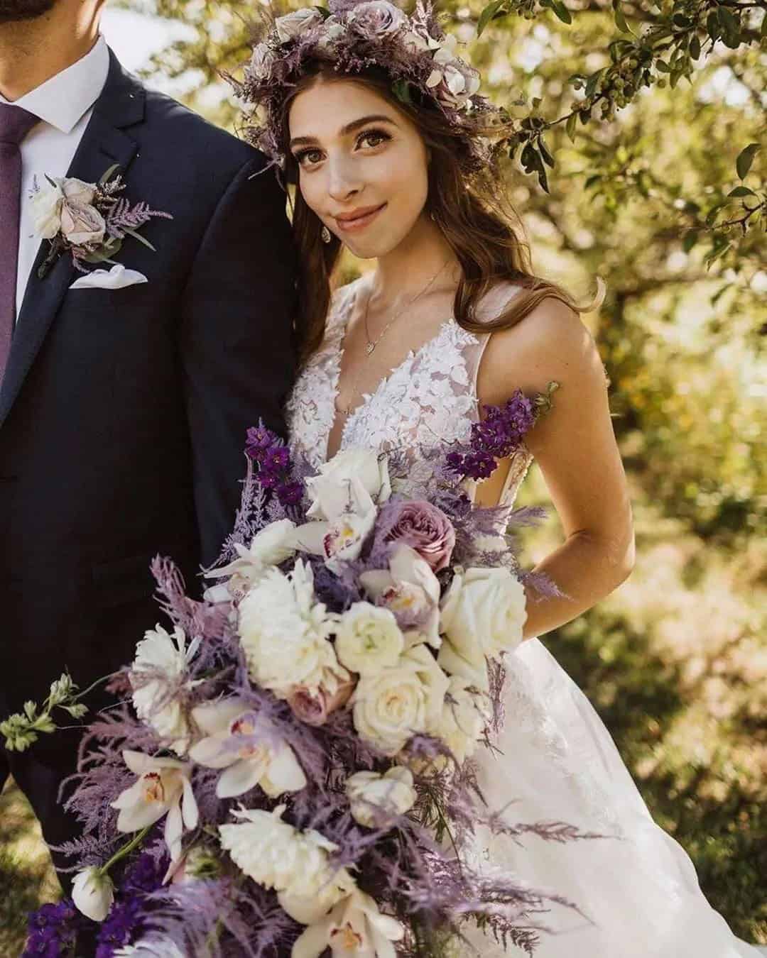 Lilac Wedding Dress Ideas