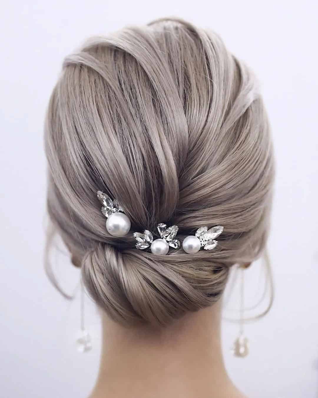 Hair Accessories For Short Hair Wedding