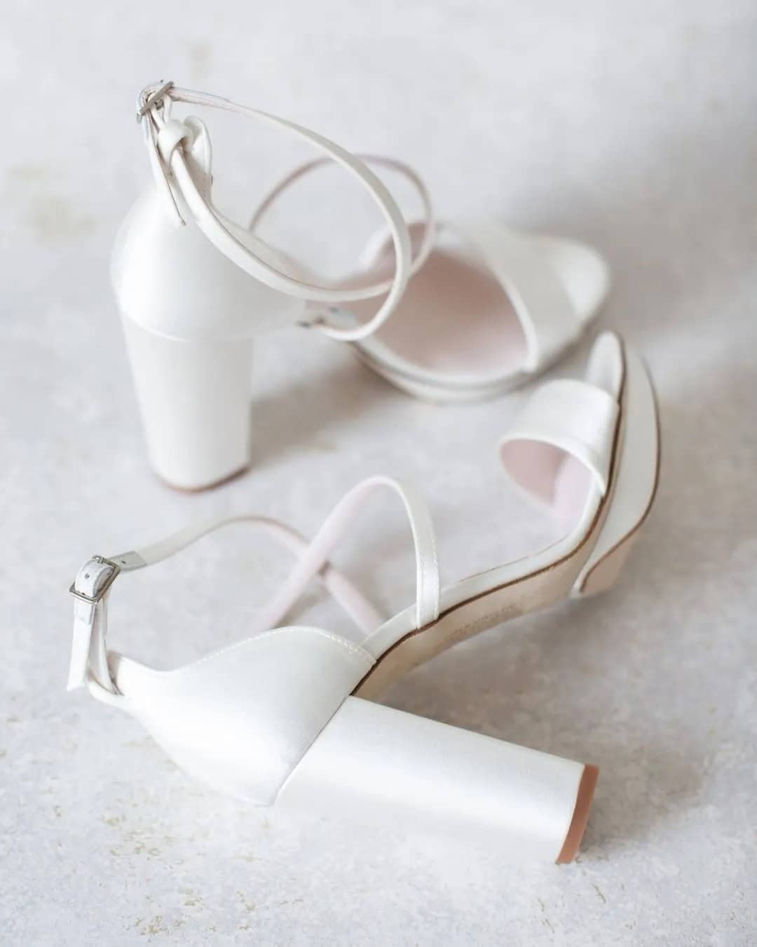 Block Heel Bridal Sandals