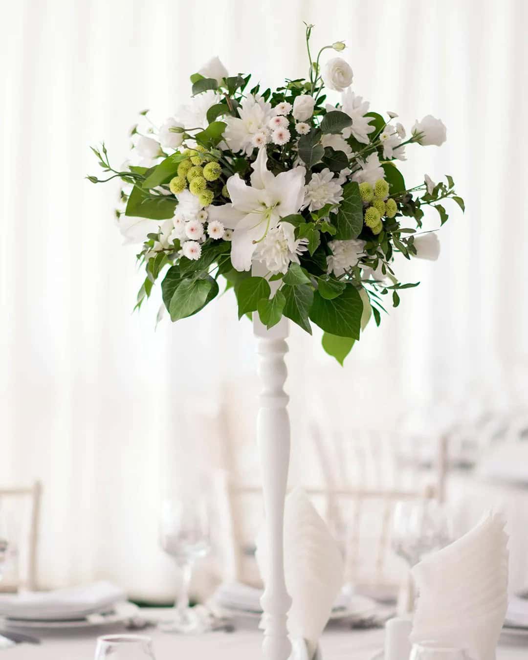 Tall Wedding Centerpieces