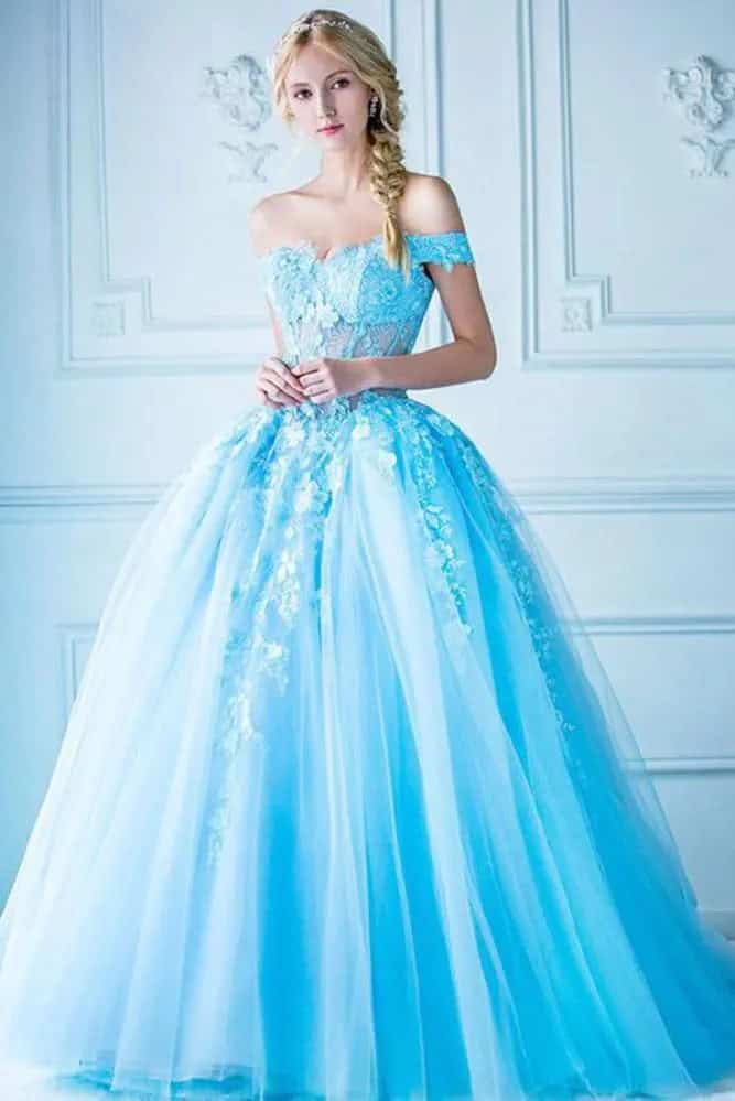 Blue Wedding Dresses