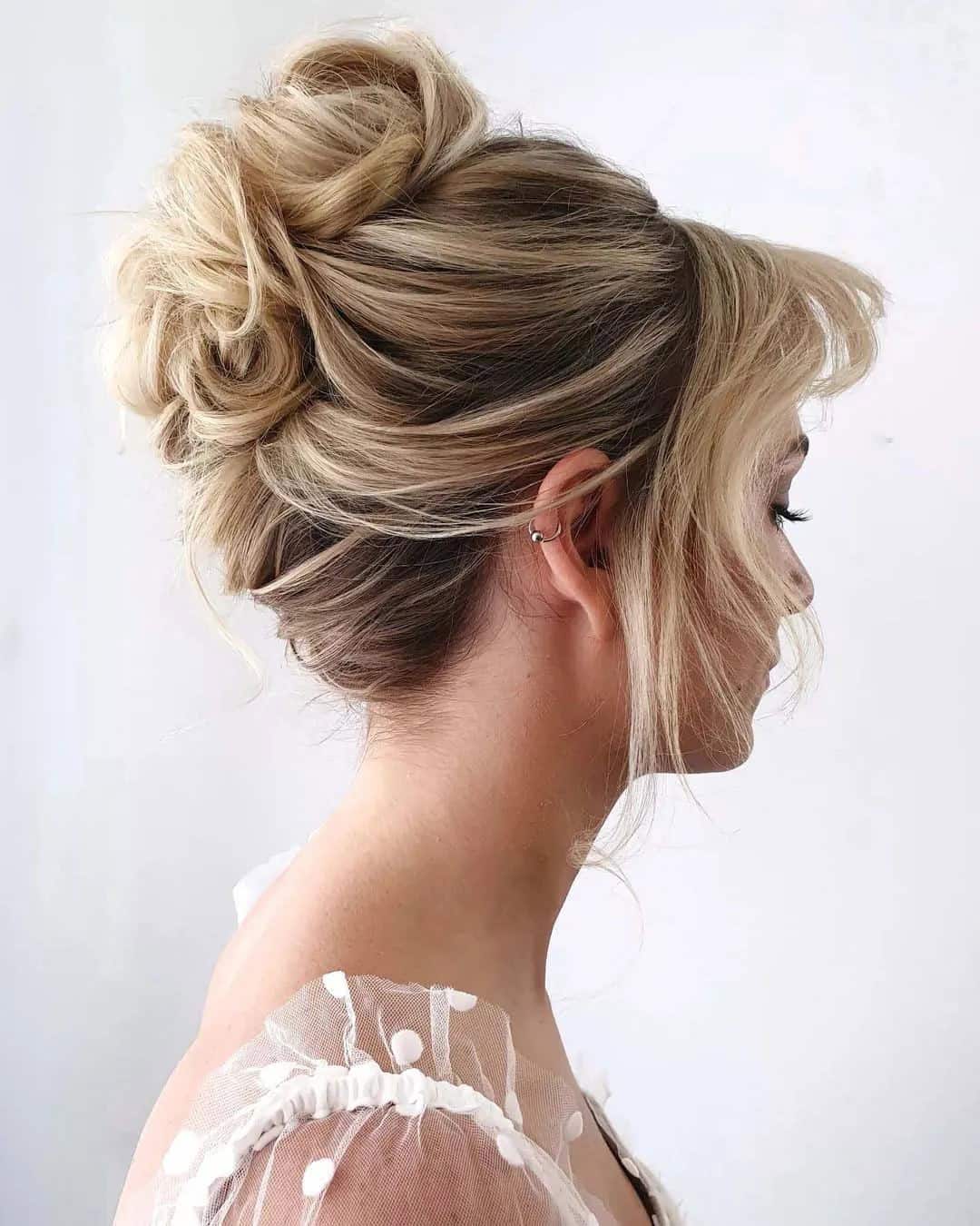 Wedding Updo Hairstyles With Bangs