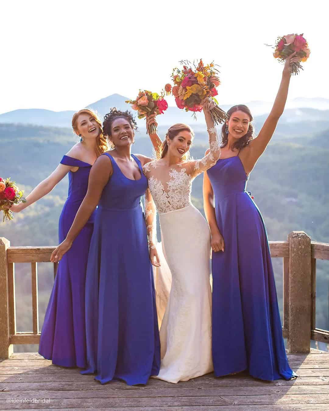 Royal Blue Bridesmaid Dresses