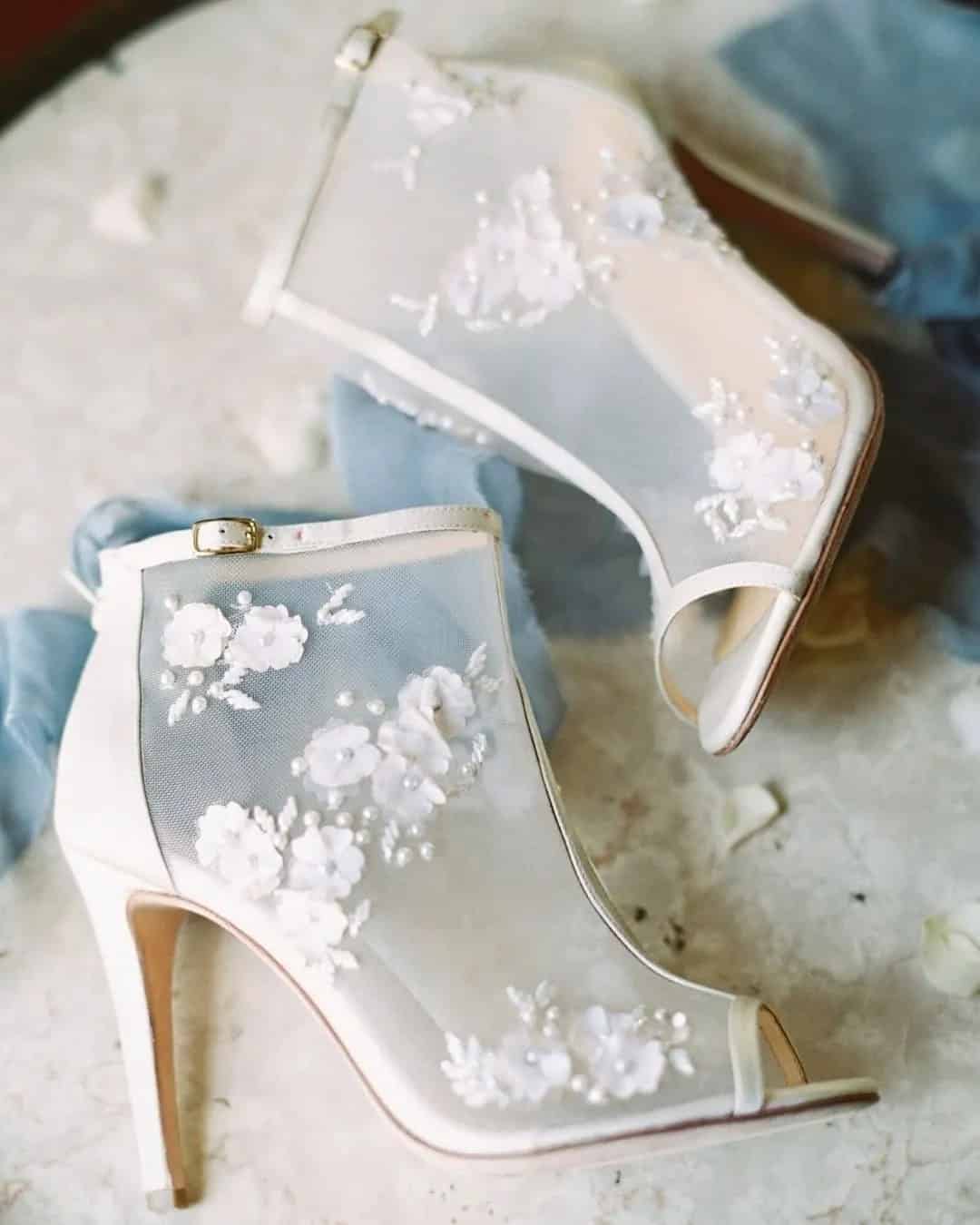 Vintage Bridal Booties