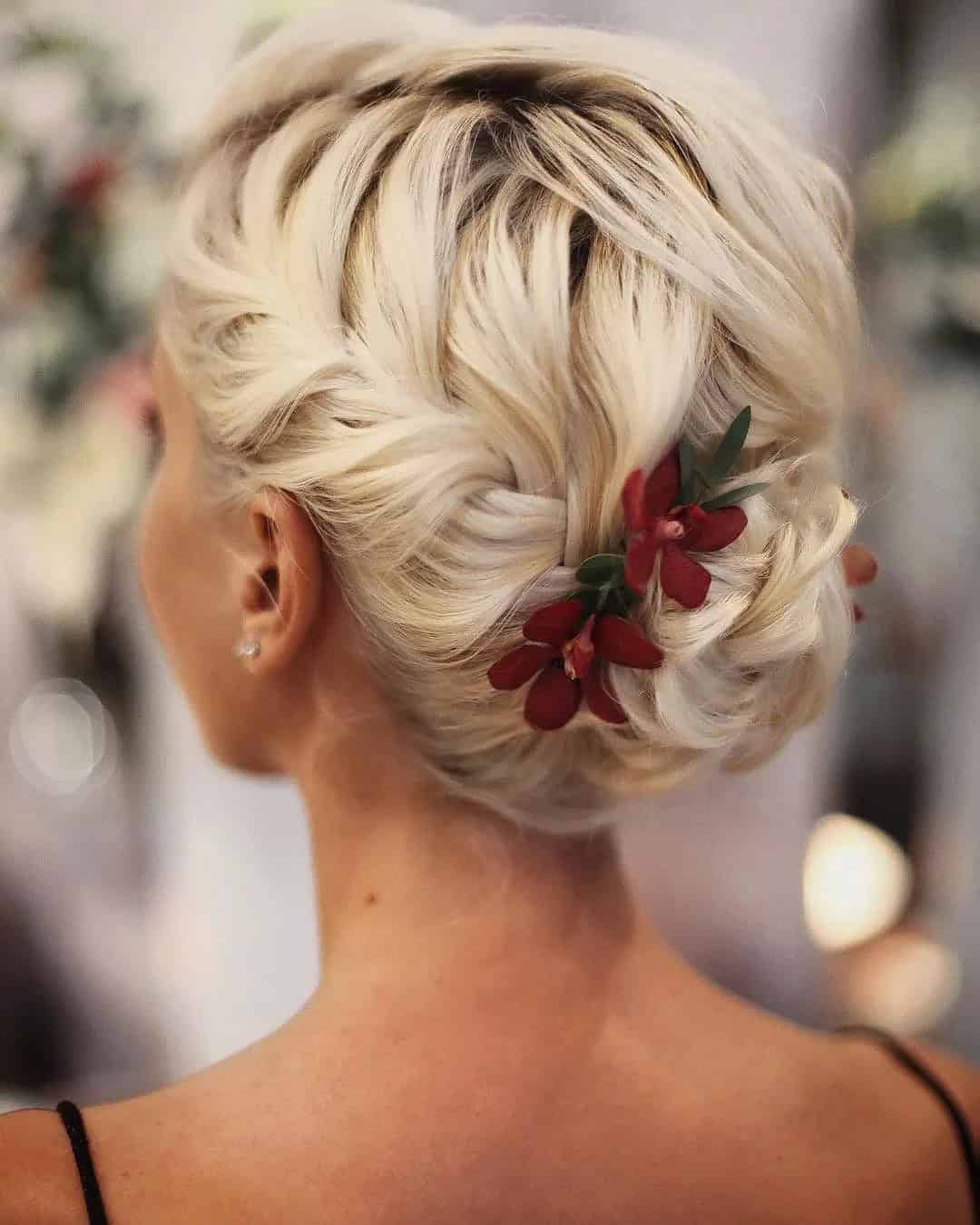 Wedding Hairstyles For Thin Short Hair