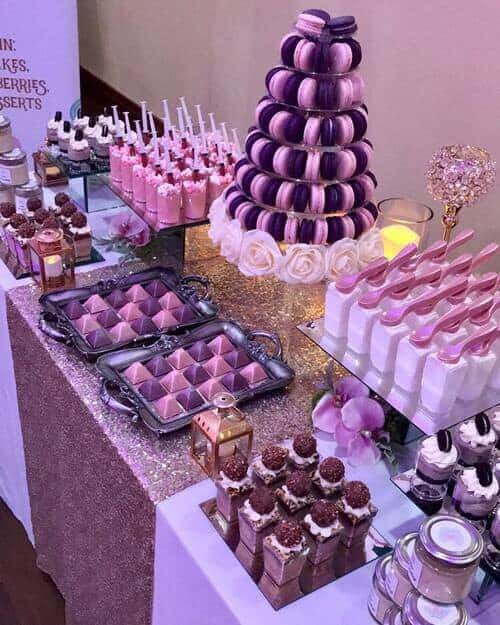 15 Purple Dessert Spread