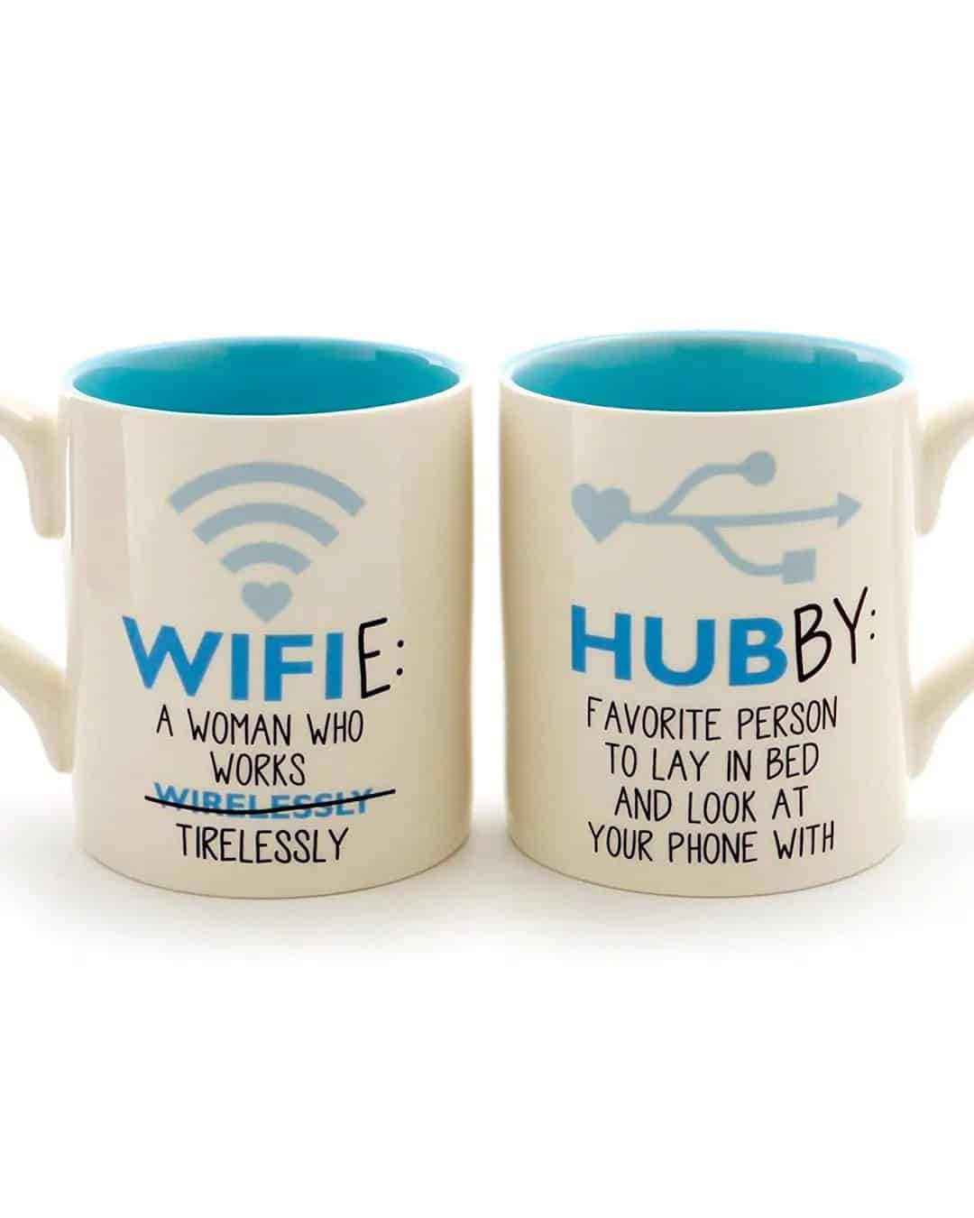 Geeky Couple Coffee Cups