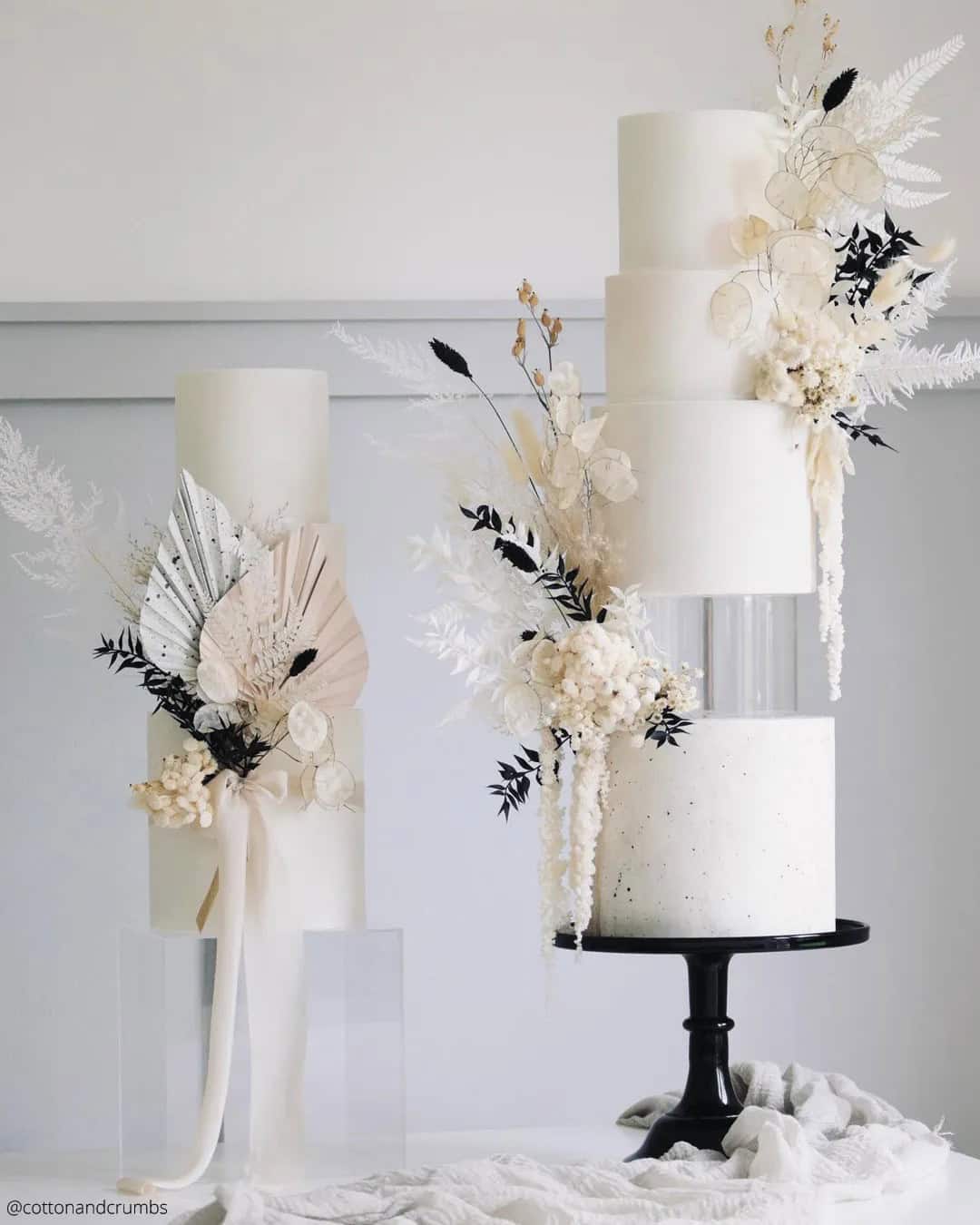 Luxury Wedding Cakes by Tracy James via Cotton And Crumbs