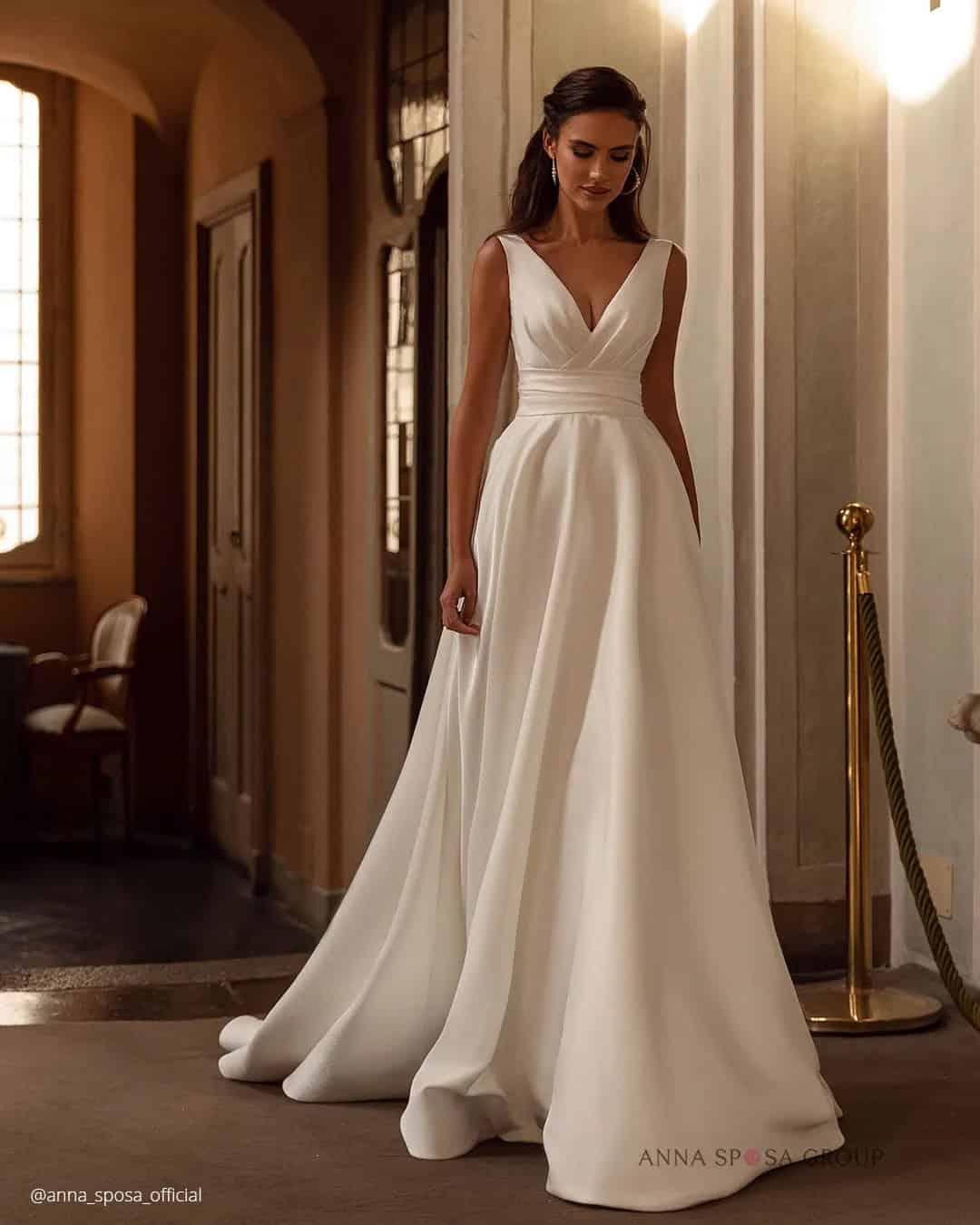 Anna Sposa Simple Wedding Dress