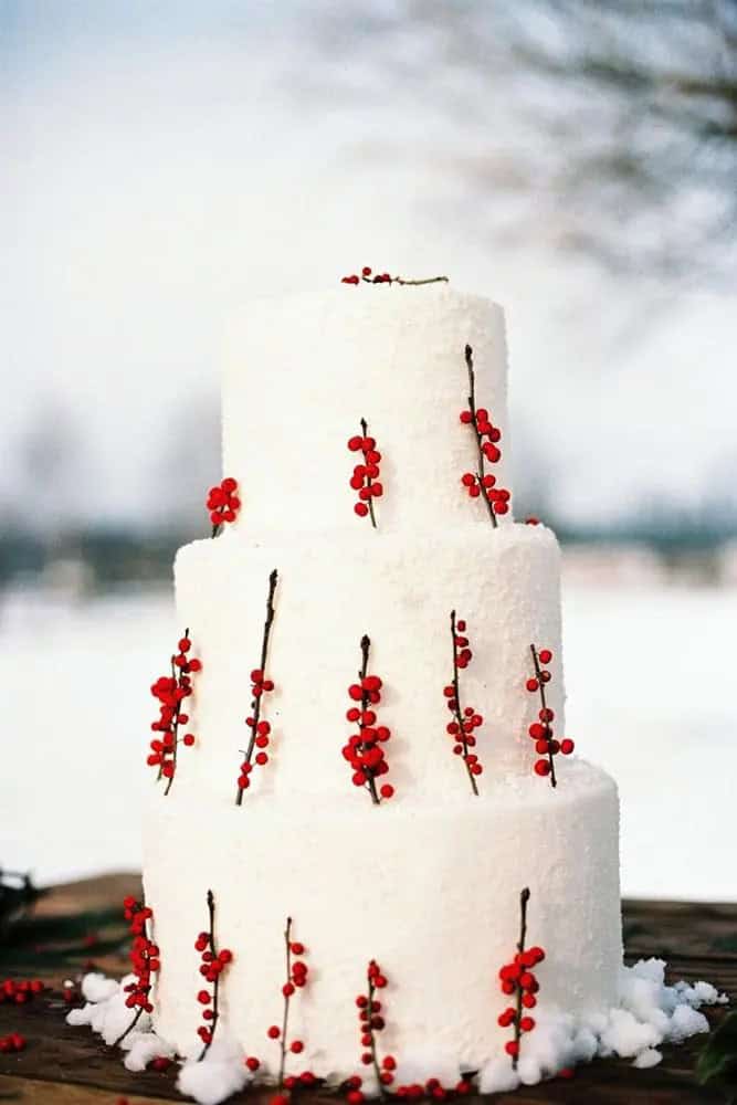 Christmas Wedding Cake Ideas