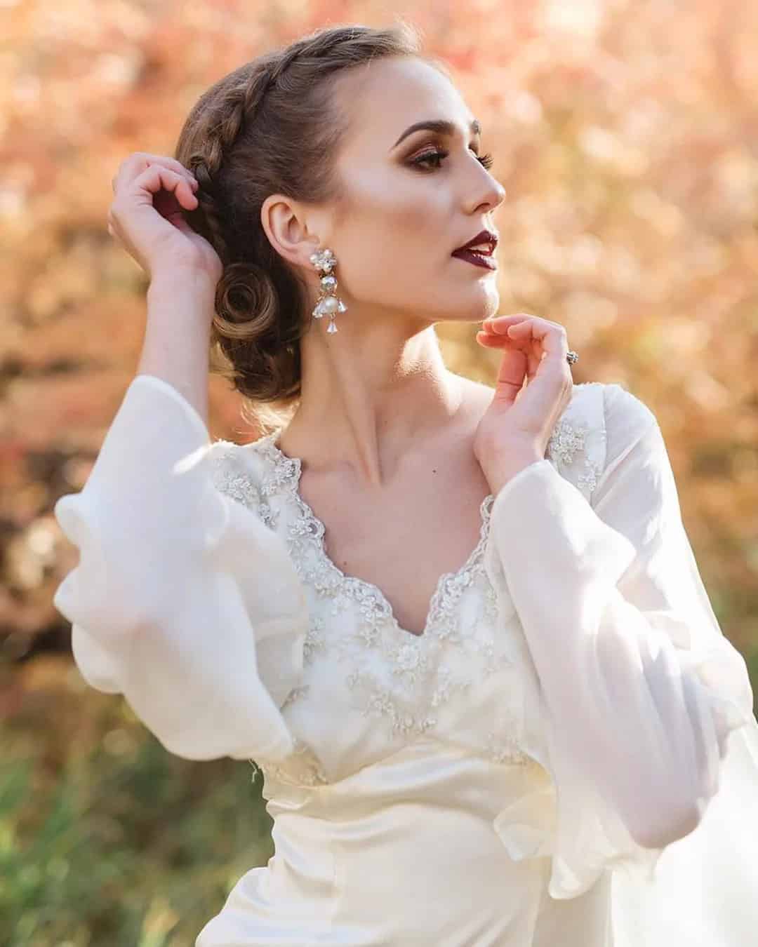 Makeup for Fall Brides