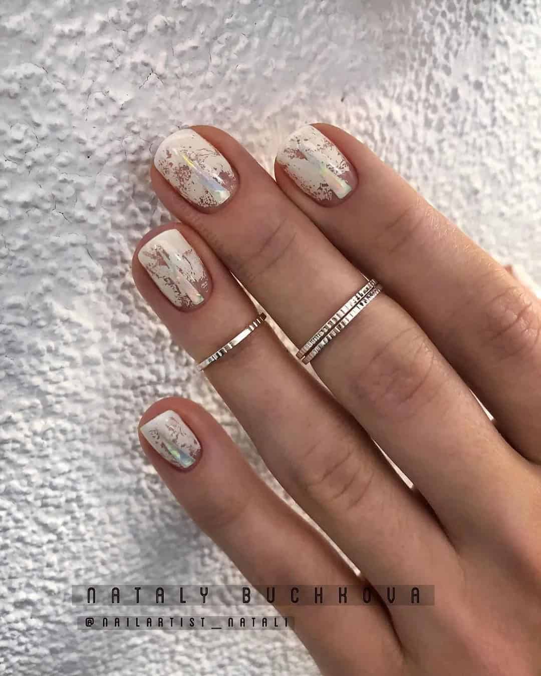 White Lace Nail Designs