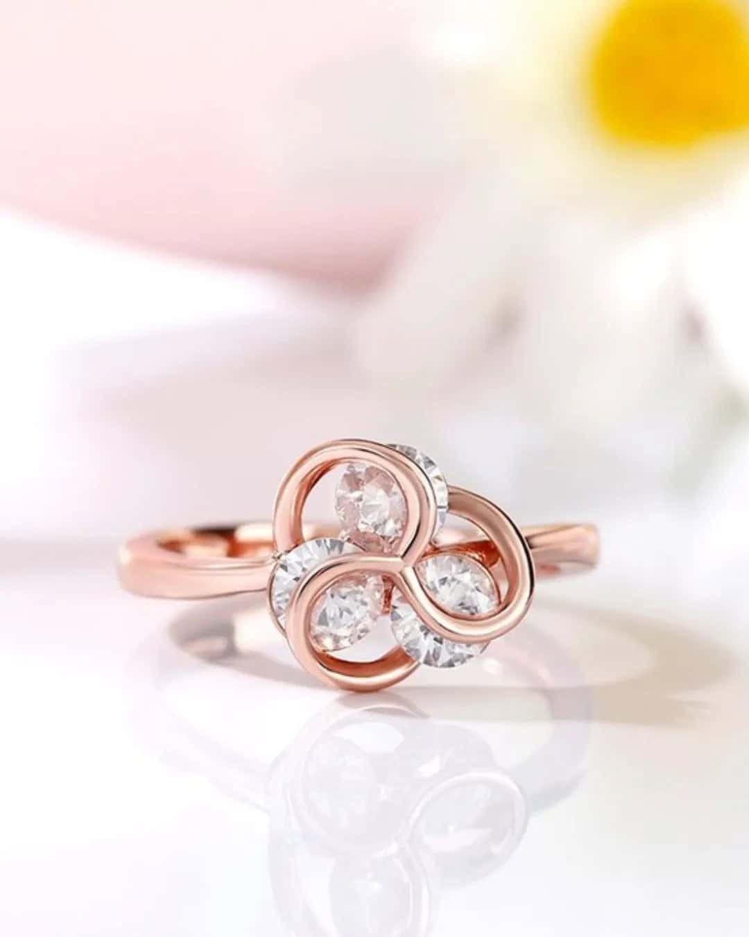 Floral Setting Designs Engagement Rings