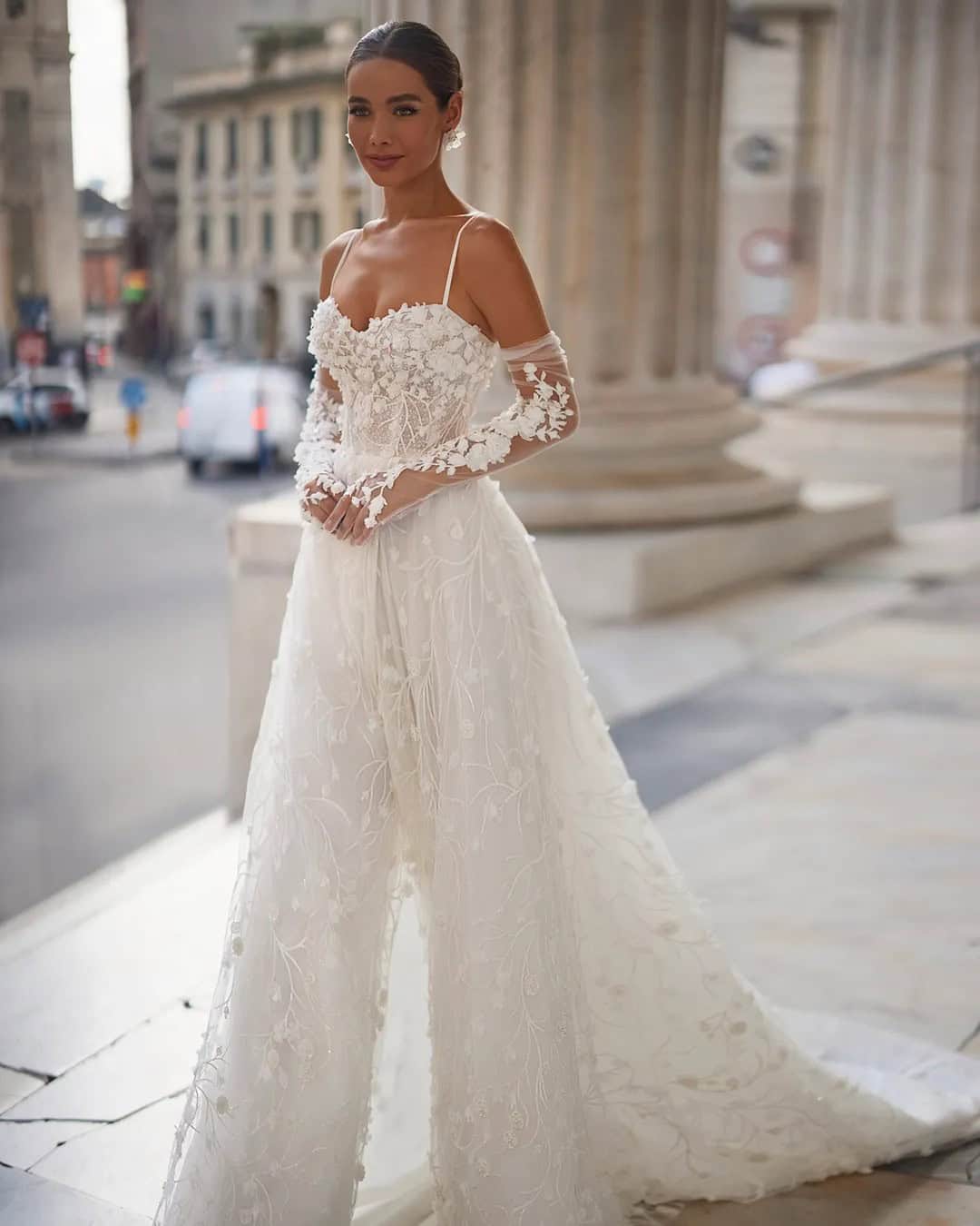 Sweetheart Neckline Princess Wedding Dress