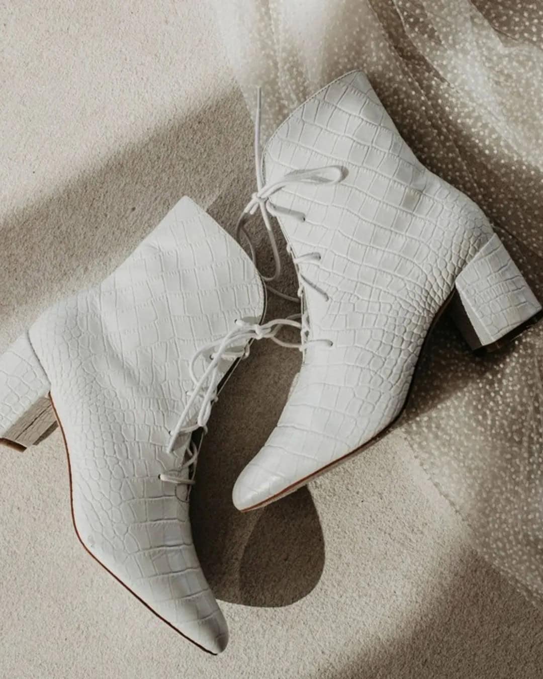 Vintage Bridal Booties