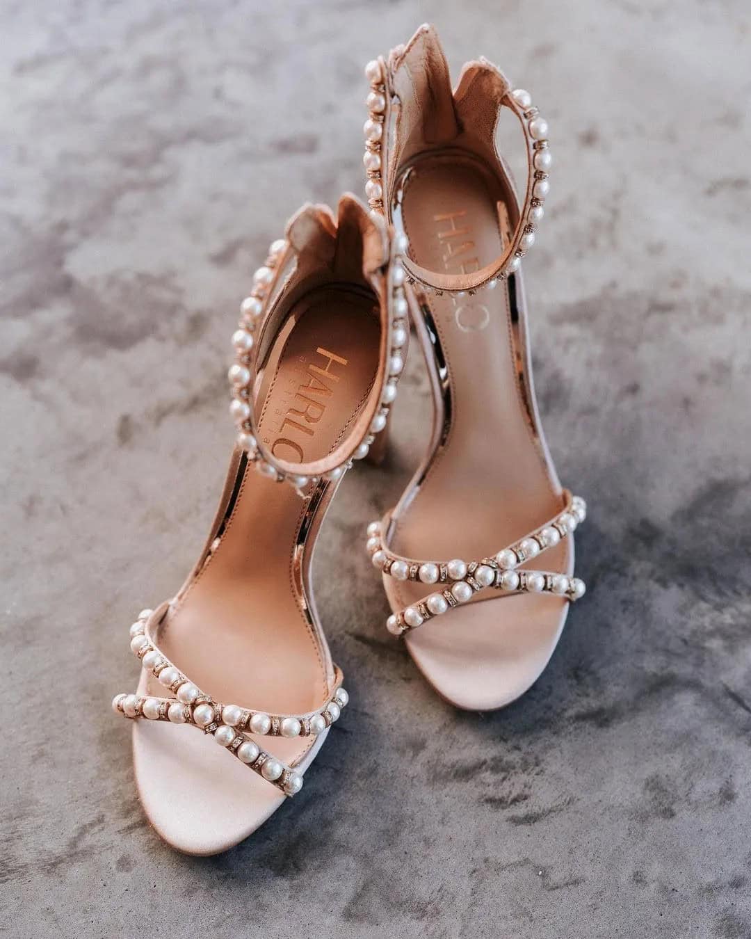 High Heel Rose Gold Shoes