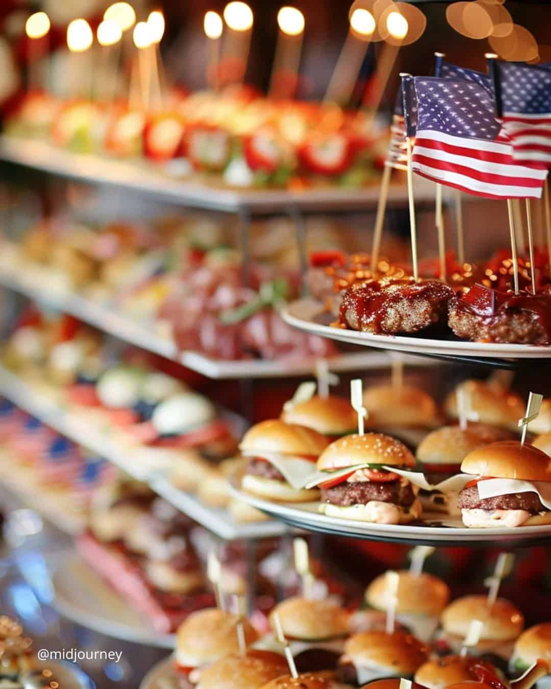 4th July Wedding Food