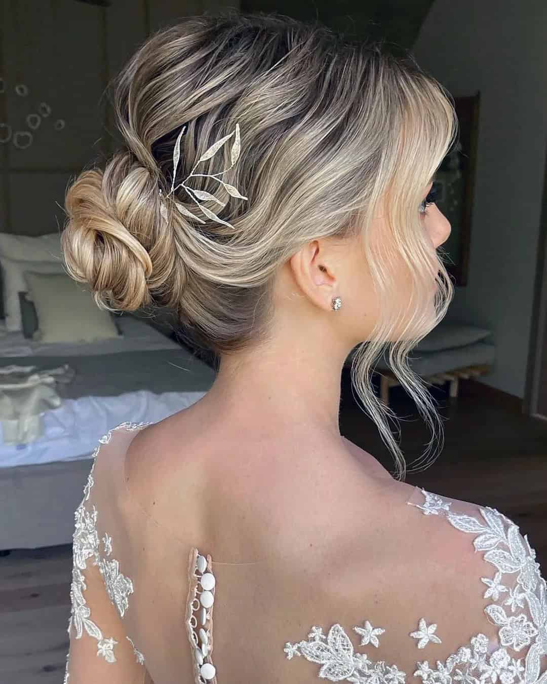 Wedding Updos for Bohemian Brides