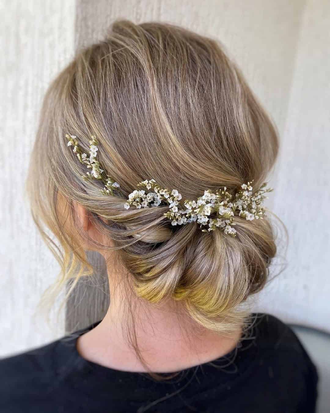 Easy Wedding Updos For Short Hair