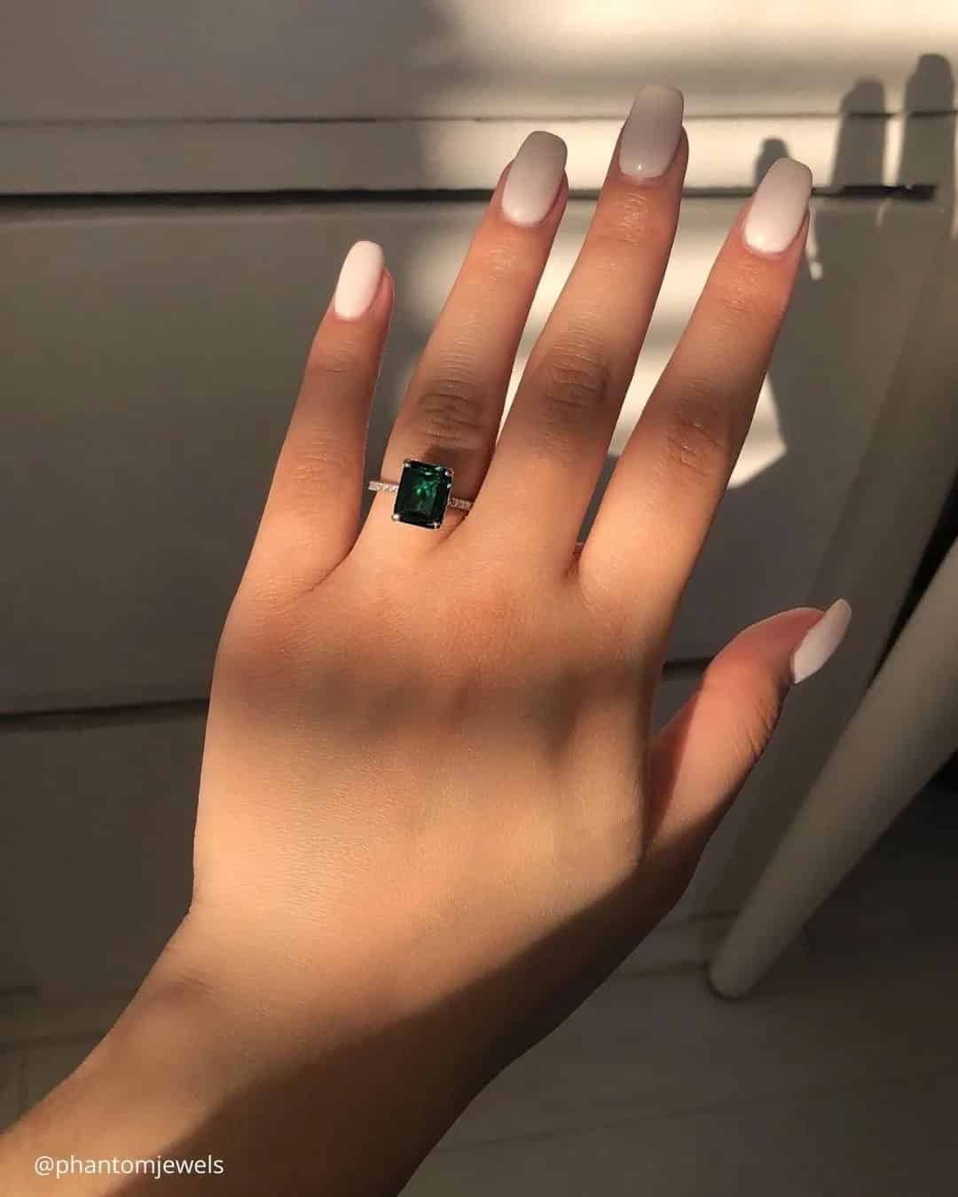 Modern Emerald Rings