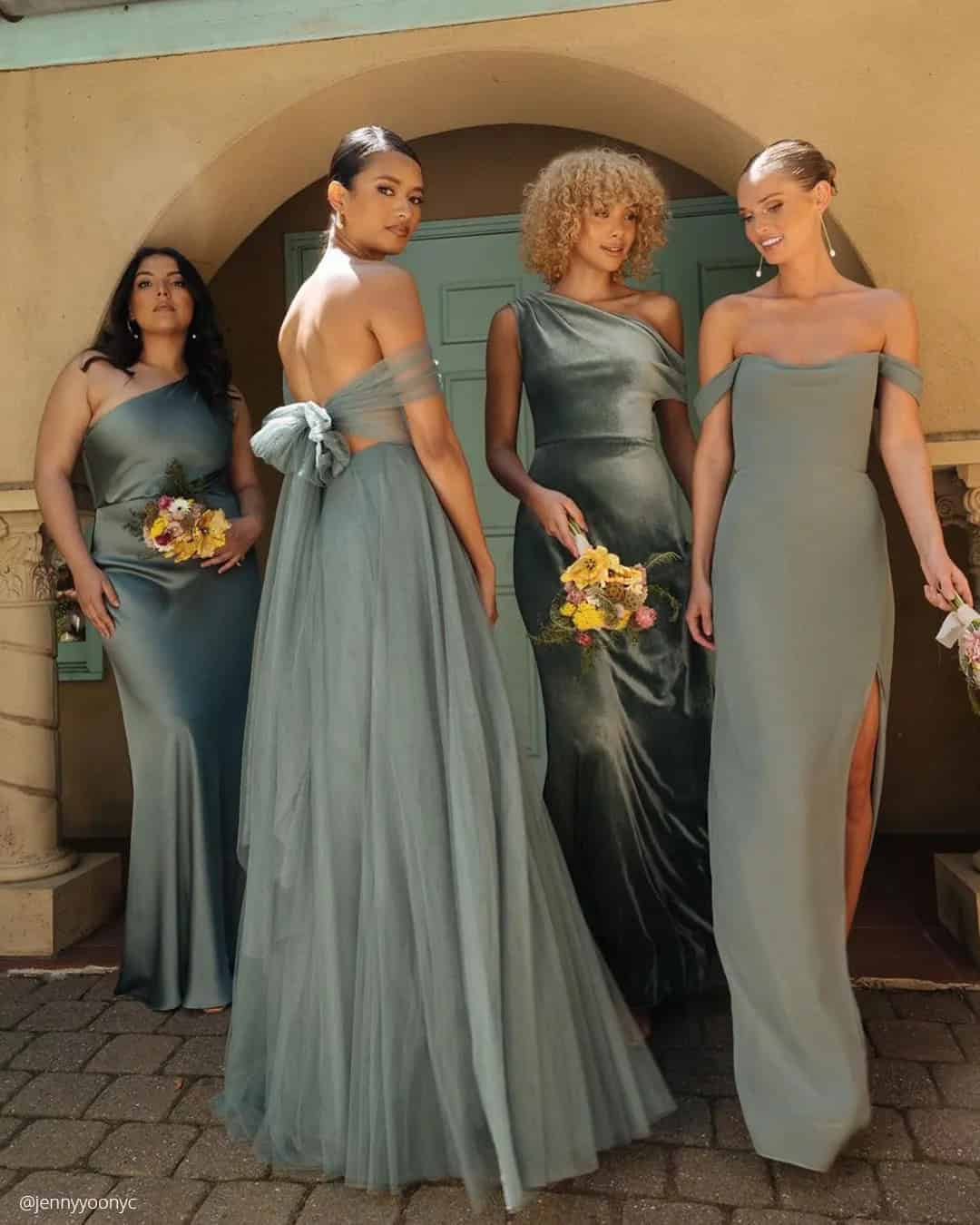 Sage Green Bridesmaid Dresses