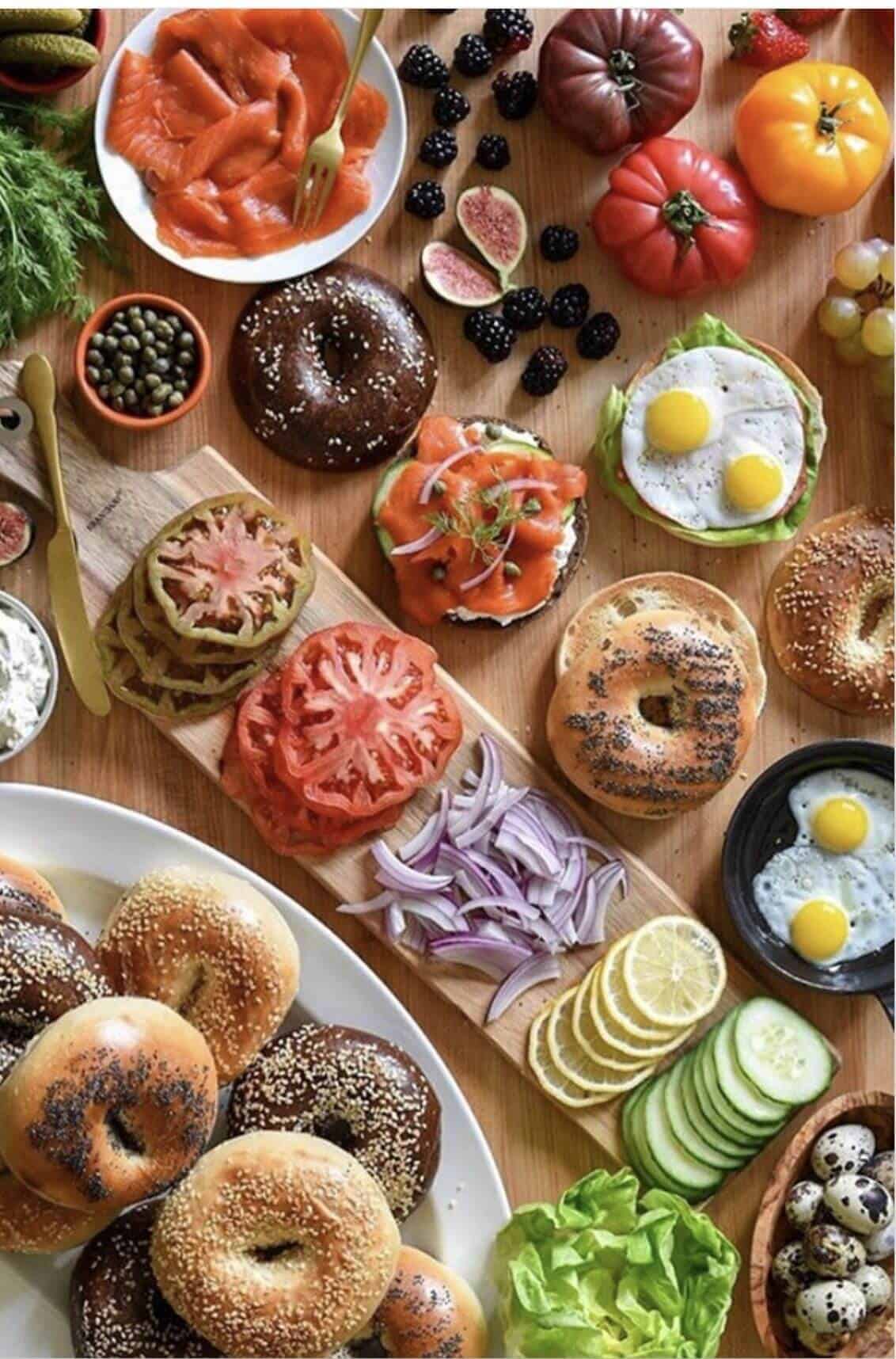 Bagel buffet