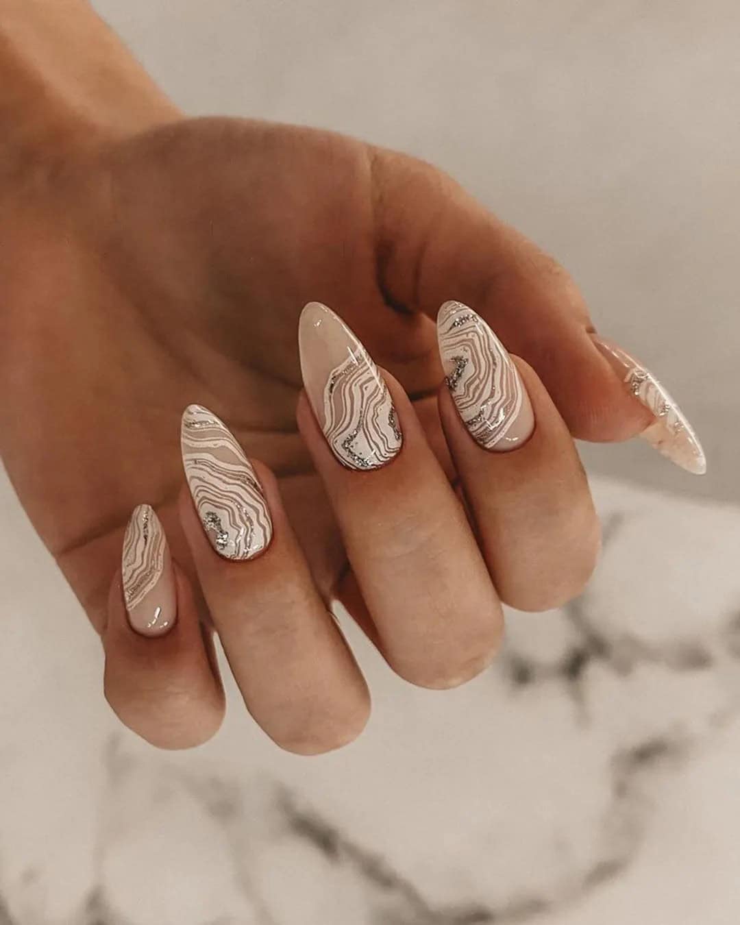 Lace Wedding Nail Ideas